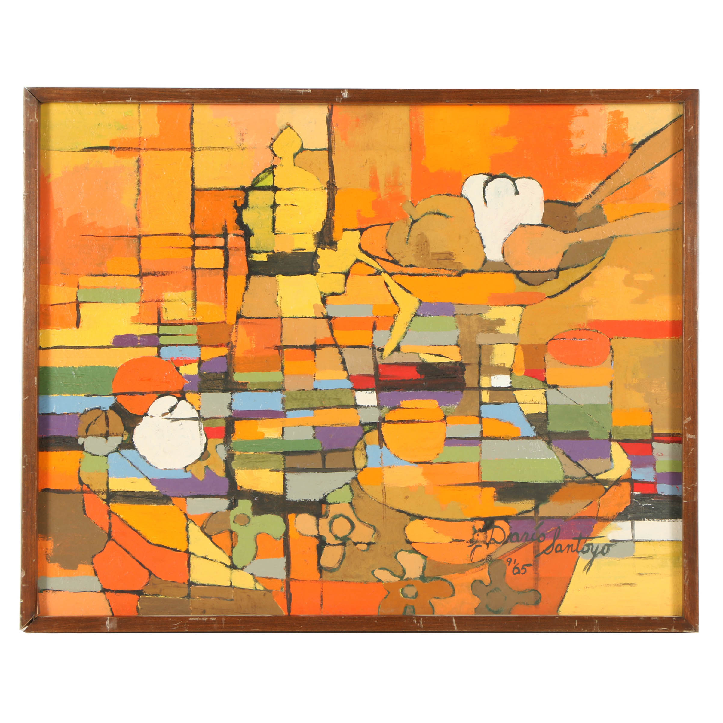 J. Dario Santoyo Oil Still Life Painting