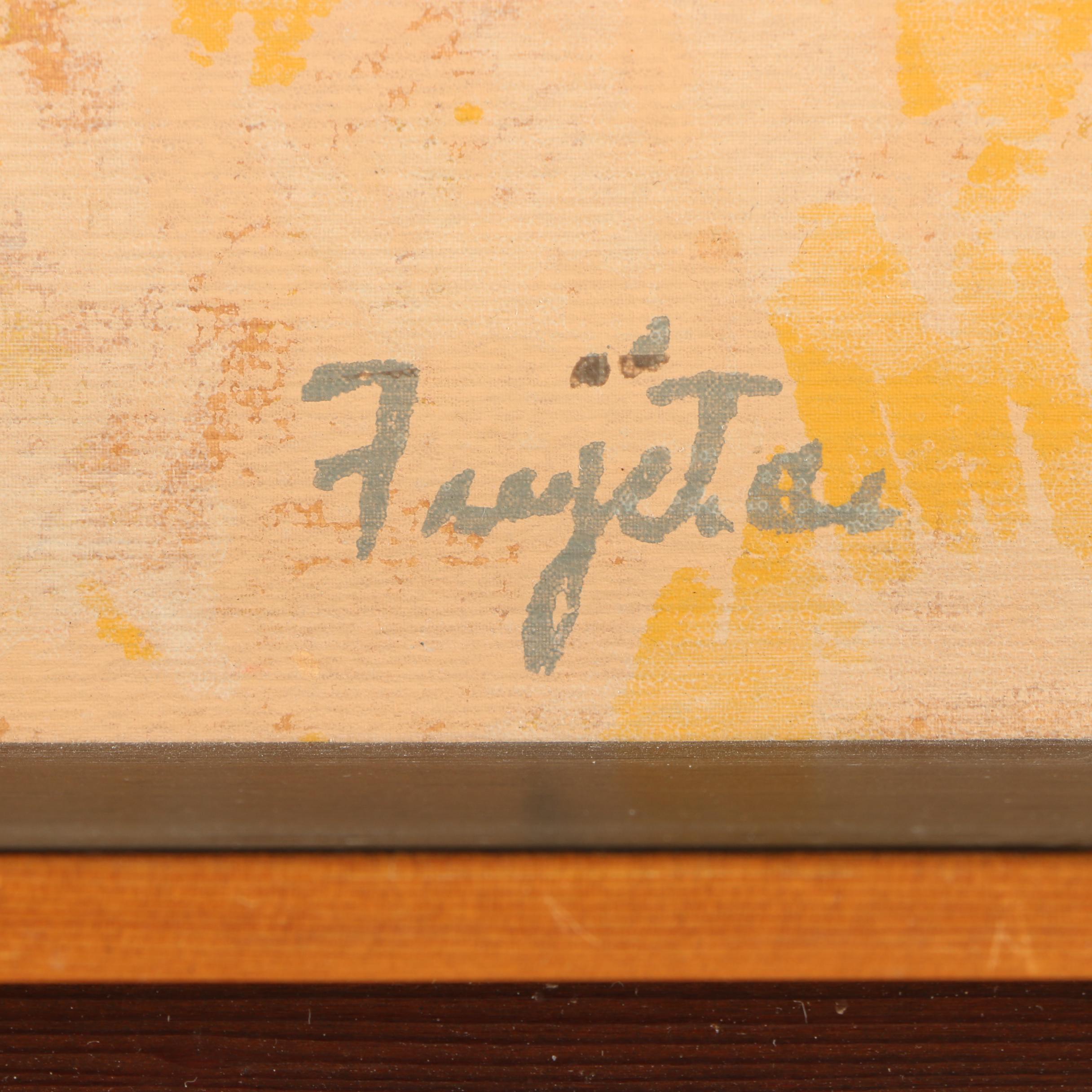 Neil Fujita Serigraph of Abstract Still Life