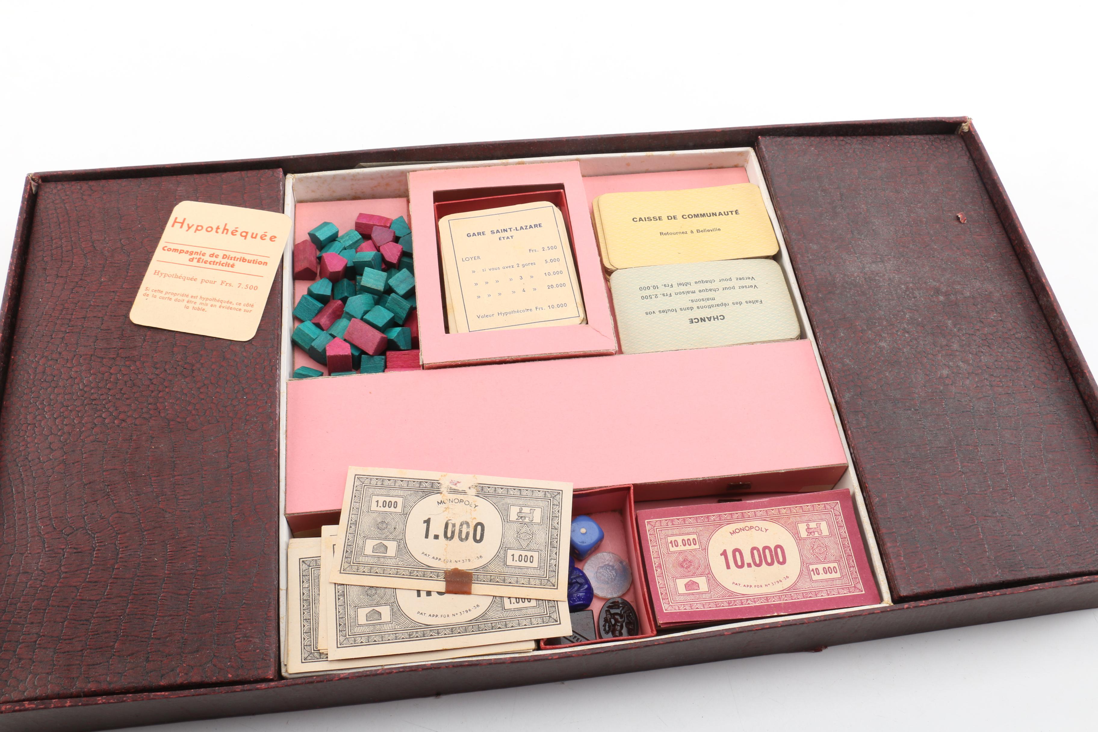 Vintage Miro Company French Monopoly Board Game