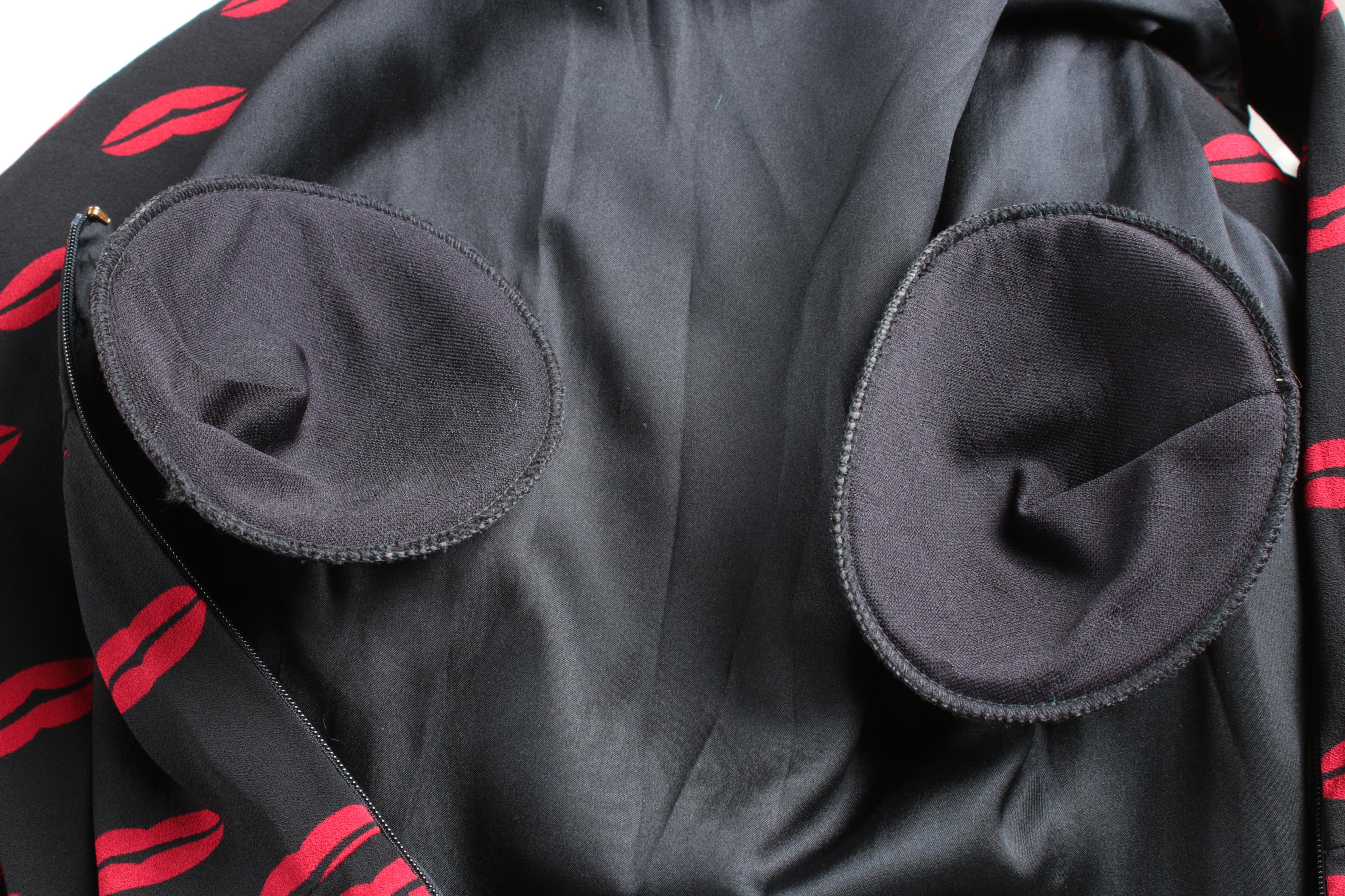 Prada Lip Print Cocktail Dress