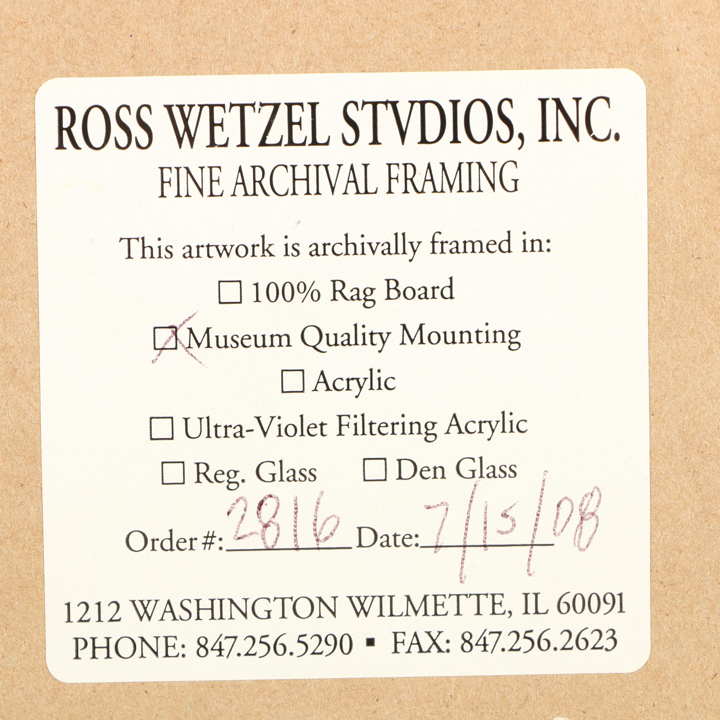 Neil Fujita Serigraph of Abstract Still Life