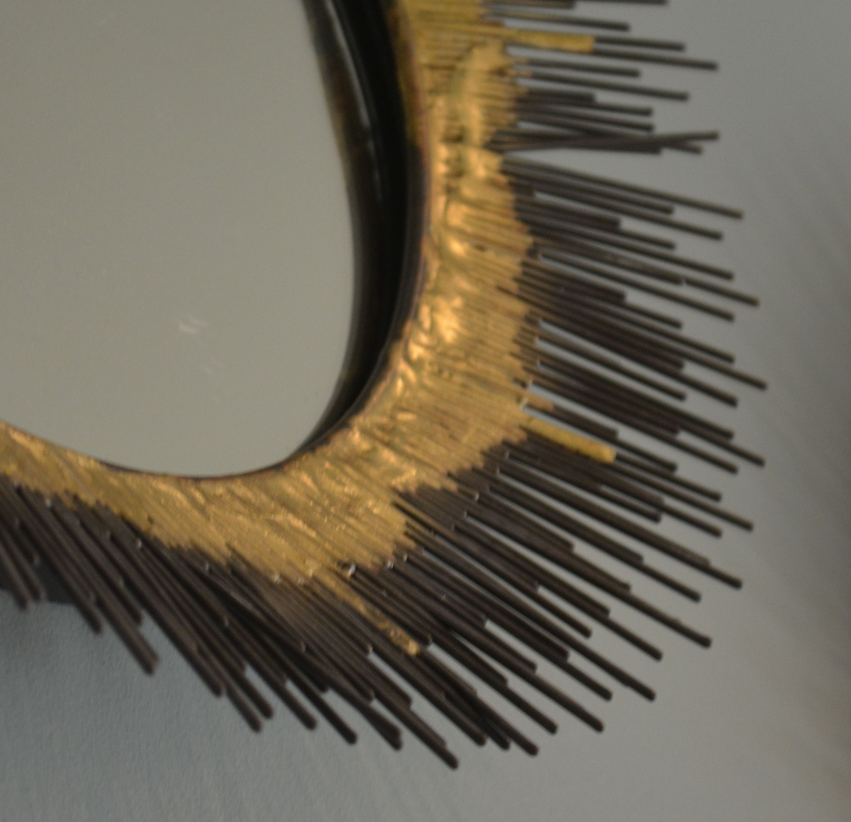 Three Metal Decorative Wall Mirrors