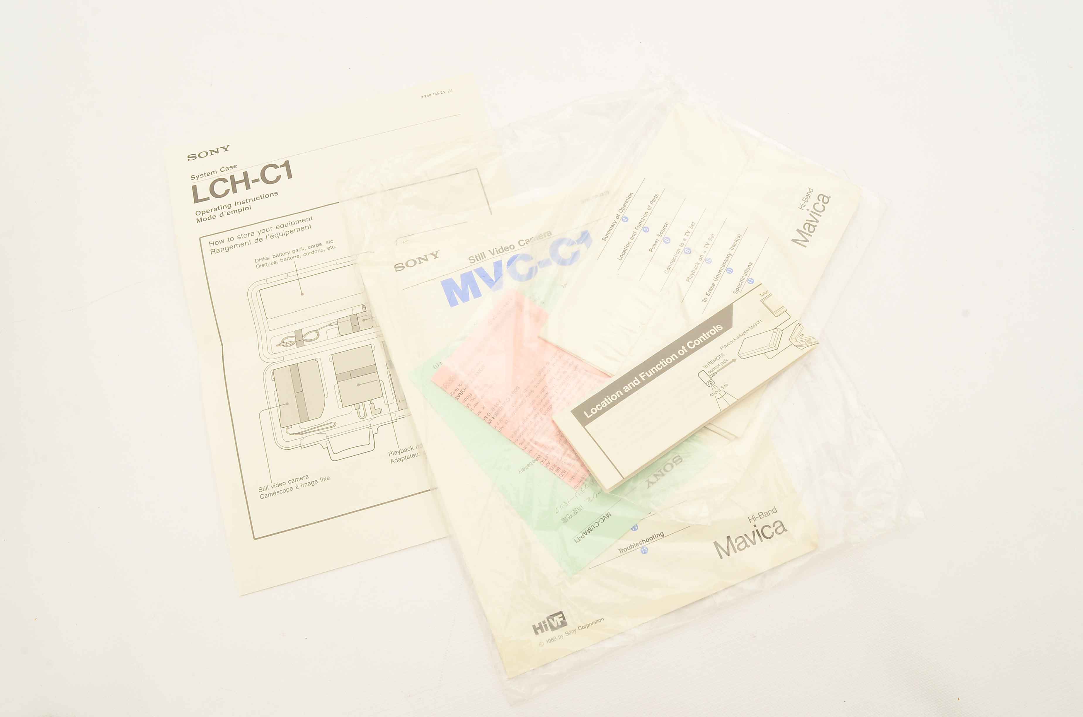 Sony "Mavica" MCV-C1 Still Video Camera