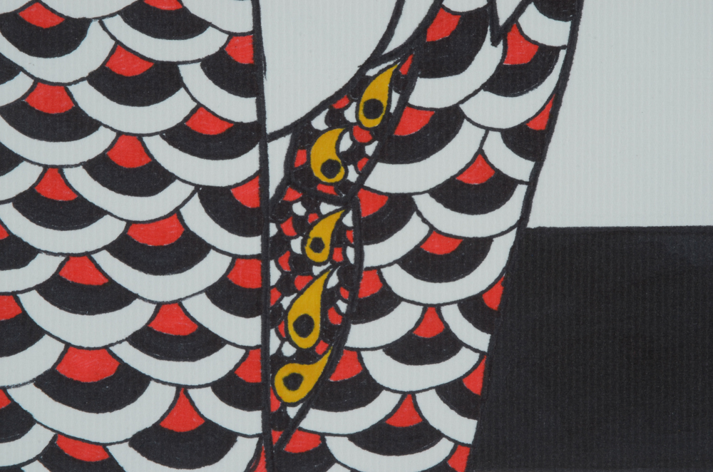 Francois Audiard Original Ink Drawing of Salvador Dalí