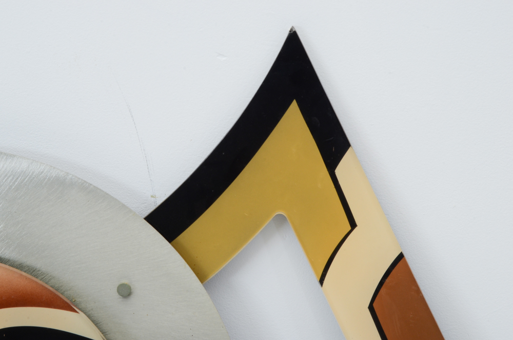 Shlomi Haziza Large-scale Contemporary Metal and Acrylic Wall Sculpture