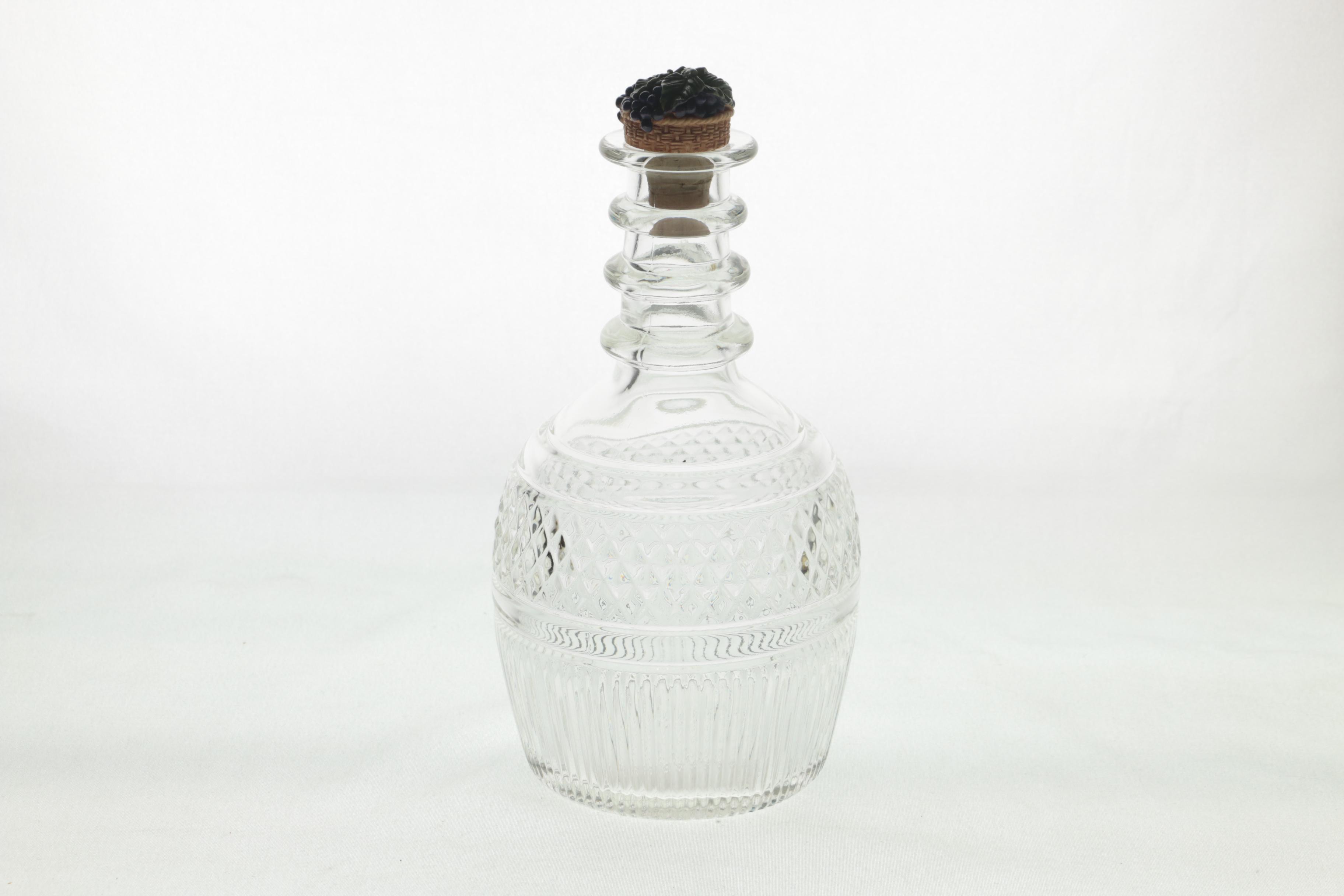 Glass Decanters Including Tiffany and Co. for Seagrams