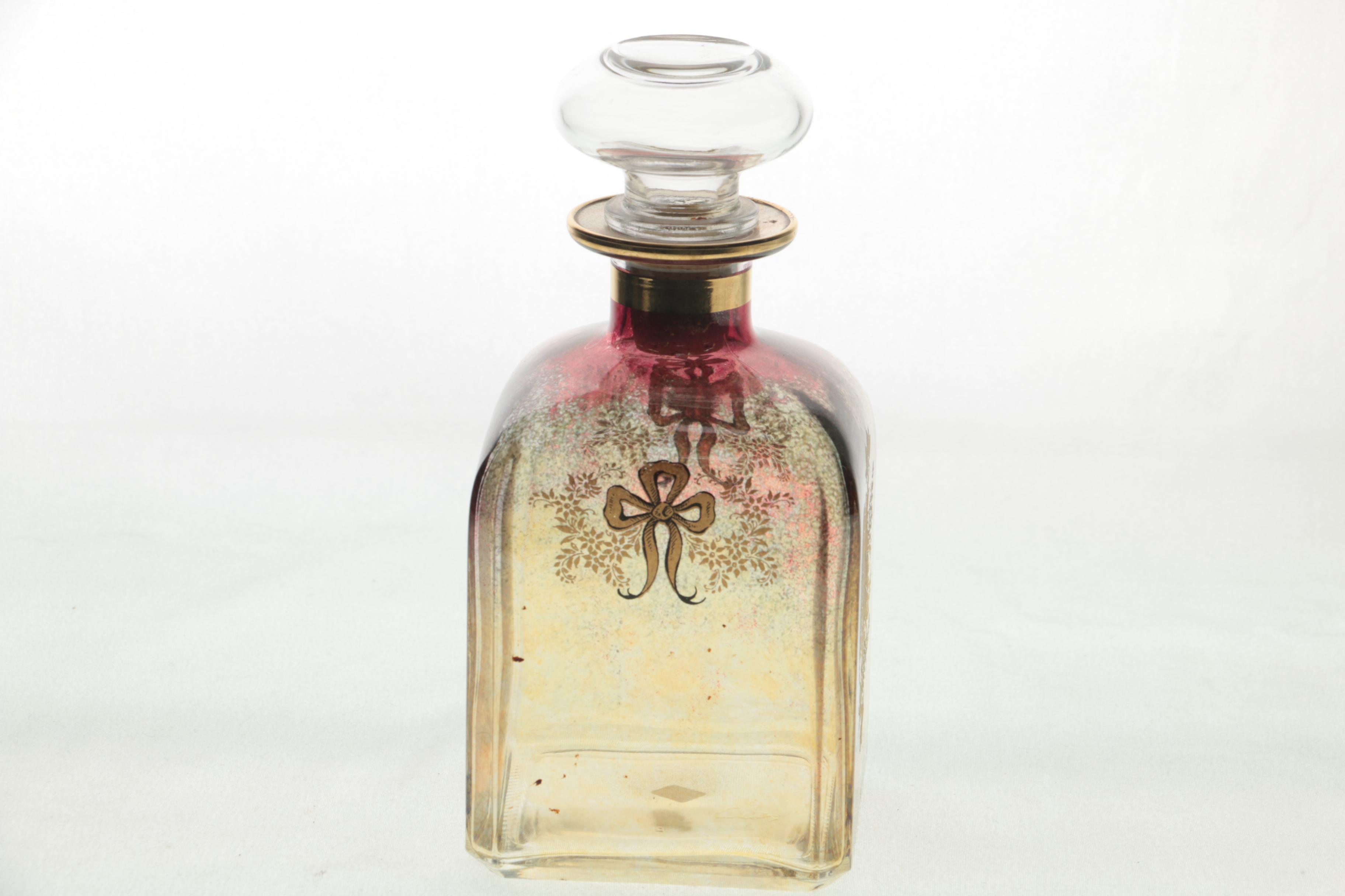 Glass Decanters Including Tiffany and Co. for Seagrams