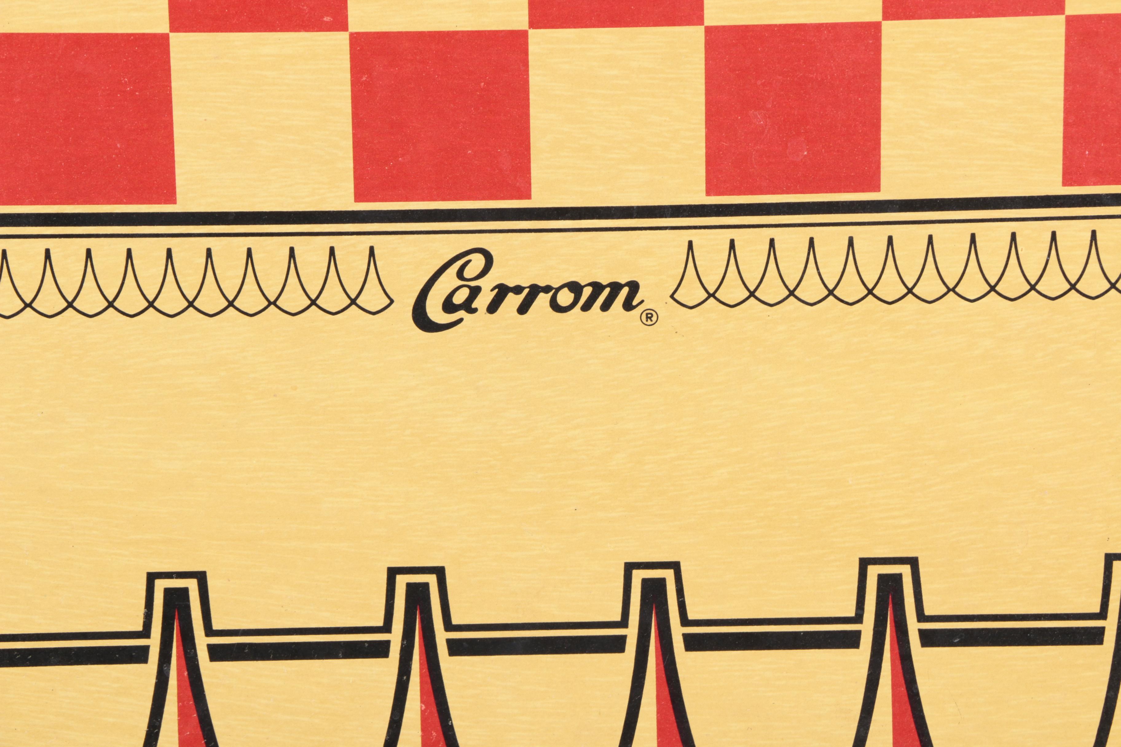 Merdel Game MFG Vintage Carrom Board