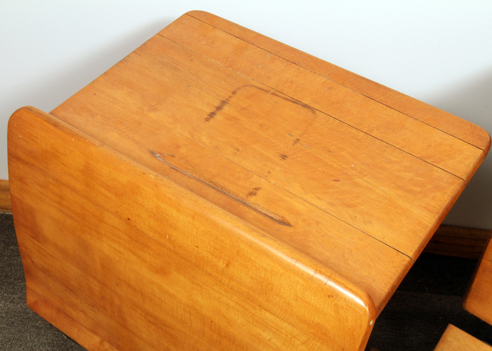 Antique School Desk by the American Seating Company