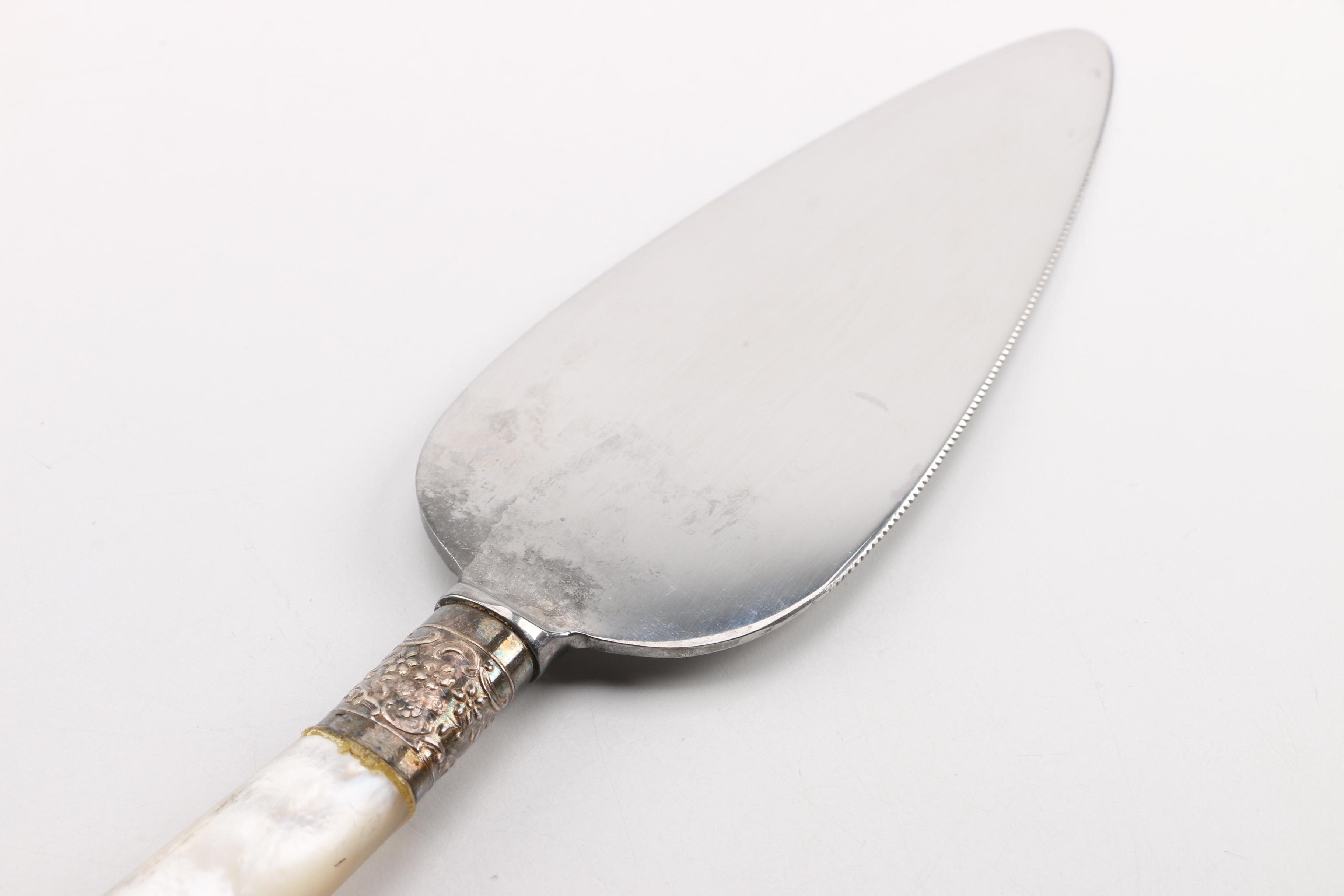 Sheffield, England Silver Plate and Shell Handled Flatware