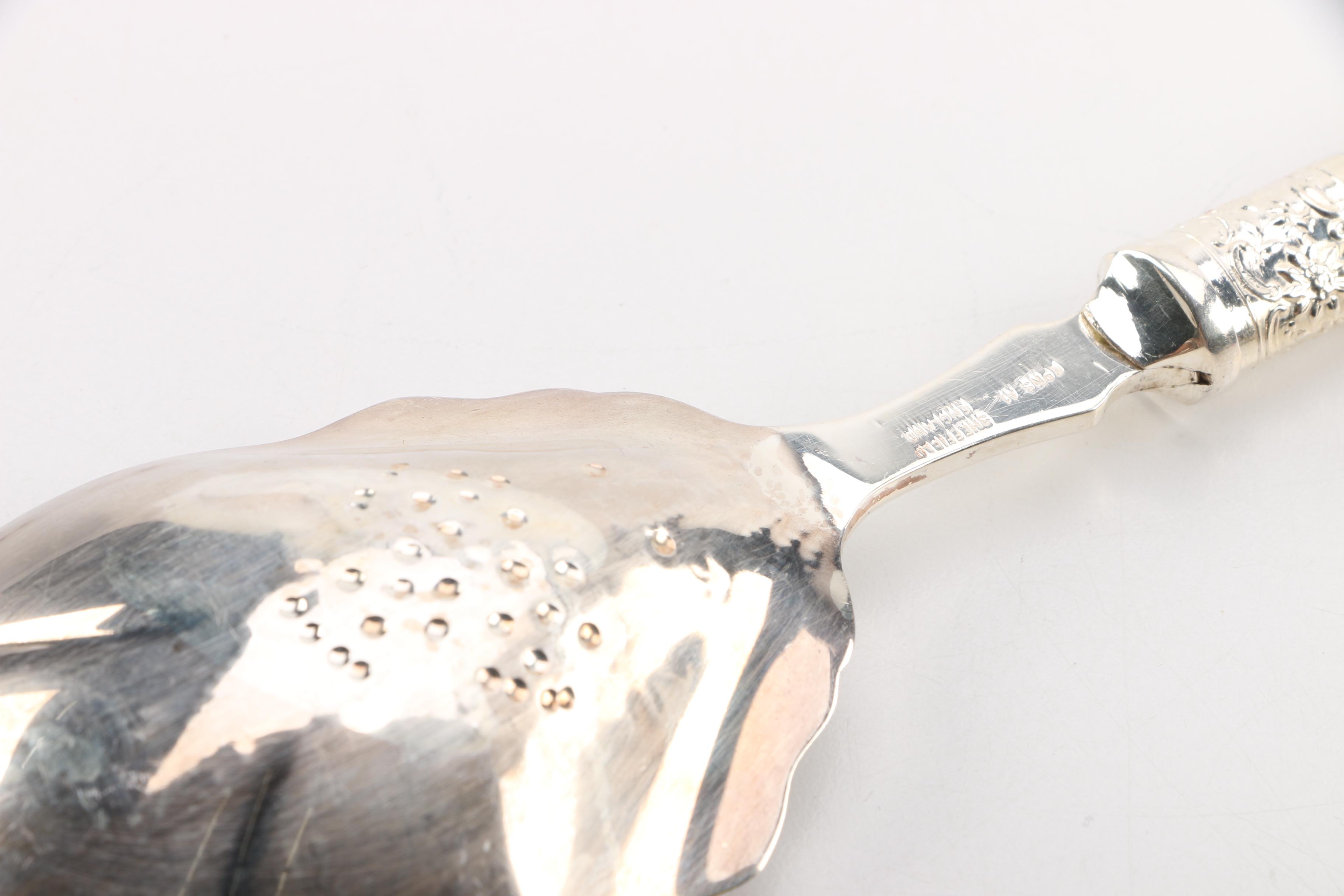 Sheffield, England Silver Plate and Shell Handled Flatware