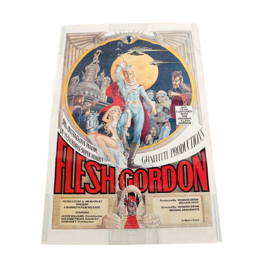 1974 Flesh Gordon Movie Poster