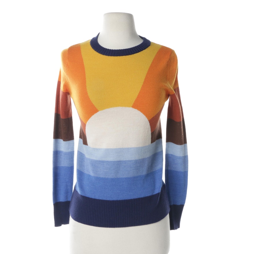 Stoned Immaculate Merino Wool California Dreamin' Sunrise Sweater