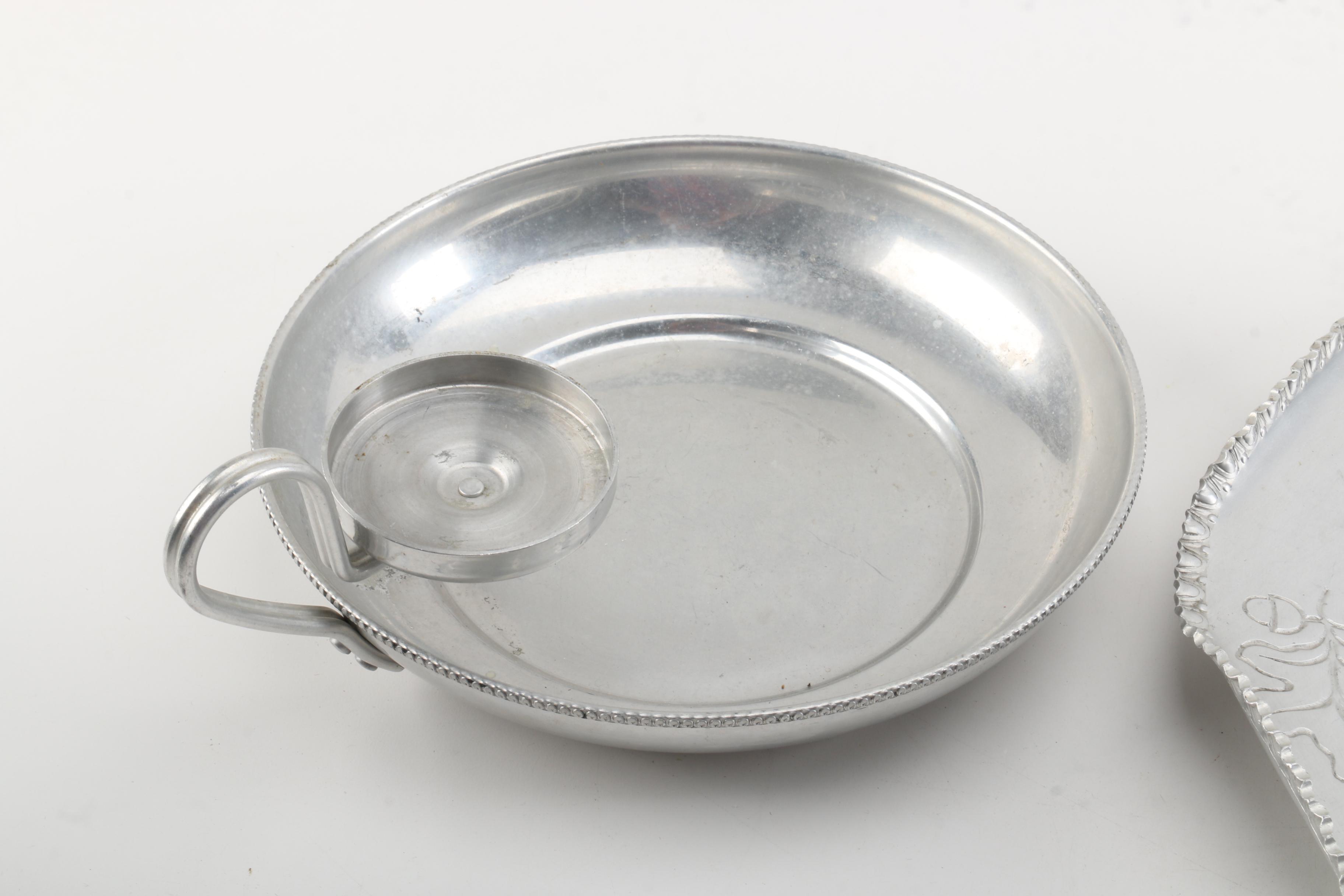 Vintage Aluminum Serving Dishes Including Buenilum