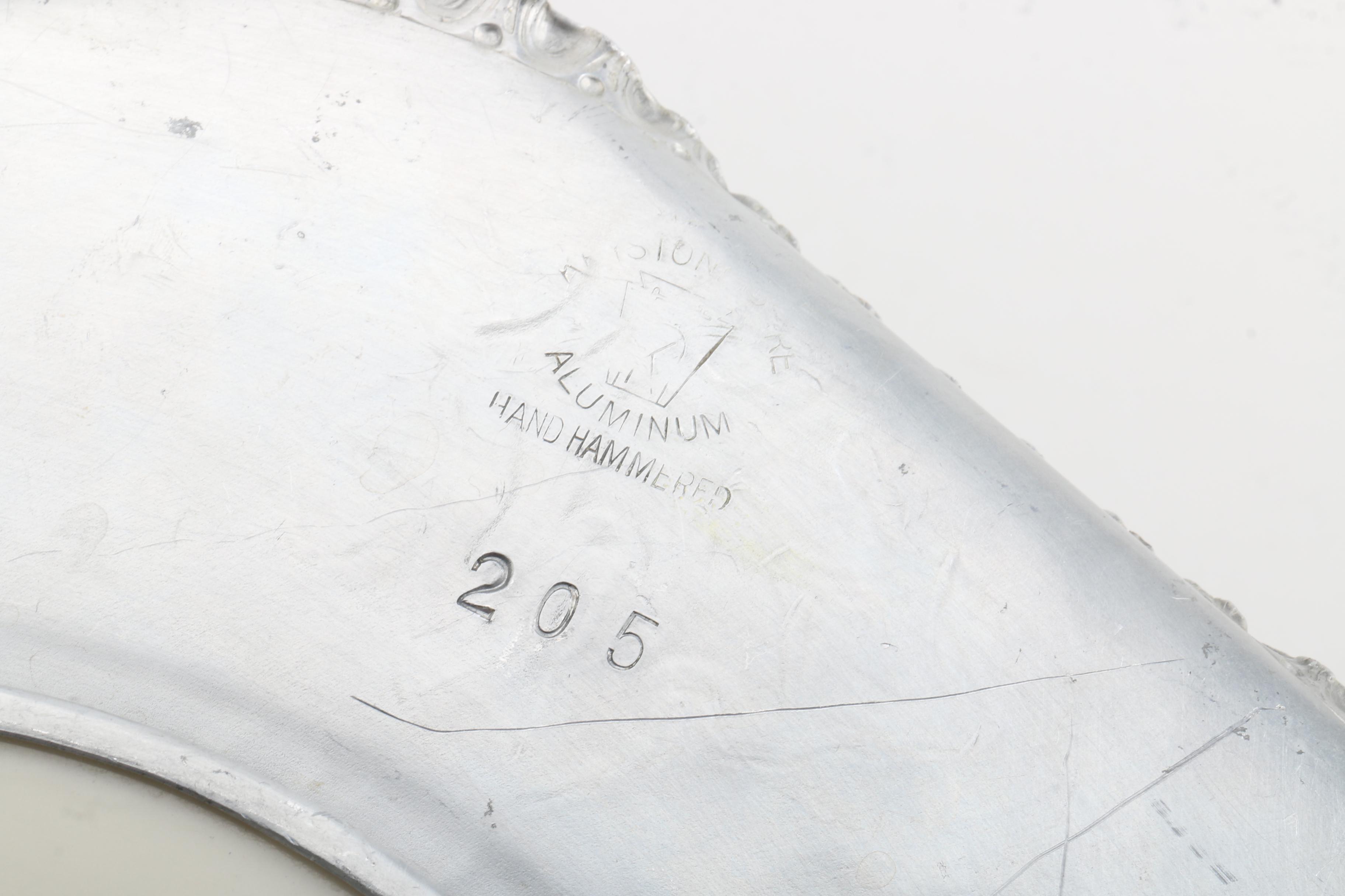 Vintage Aluminum Serving Dishes Including Buenilum