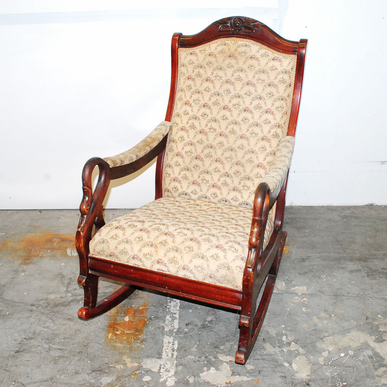 Vintage Victorian Style Rocking Chair