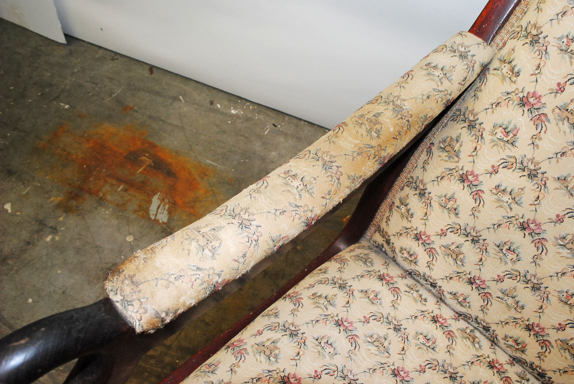 Vintage Victorian Style Rocking Chair