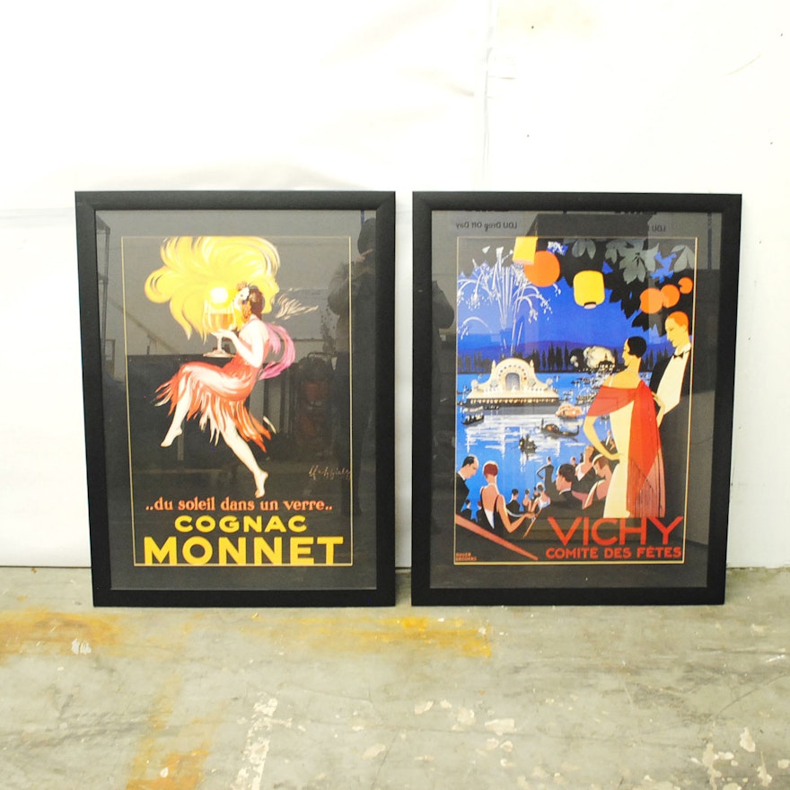 Offset Lithographic Reproductions after Leonetto Cappiello and Roger Broders