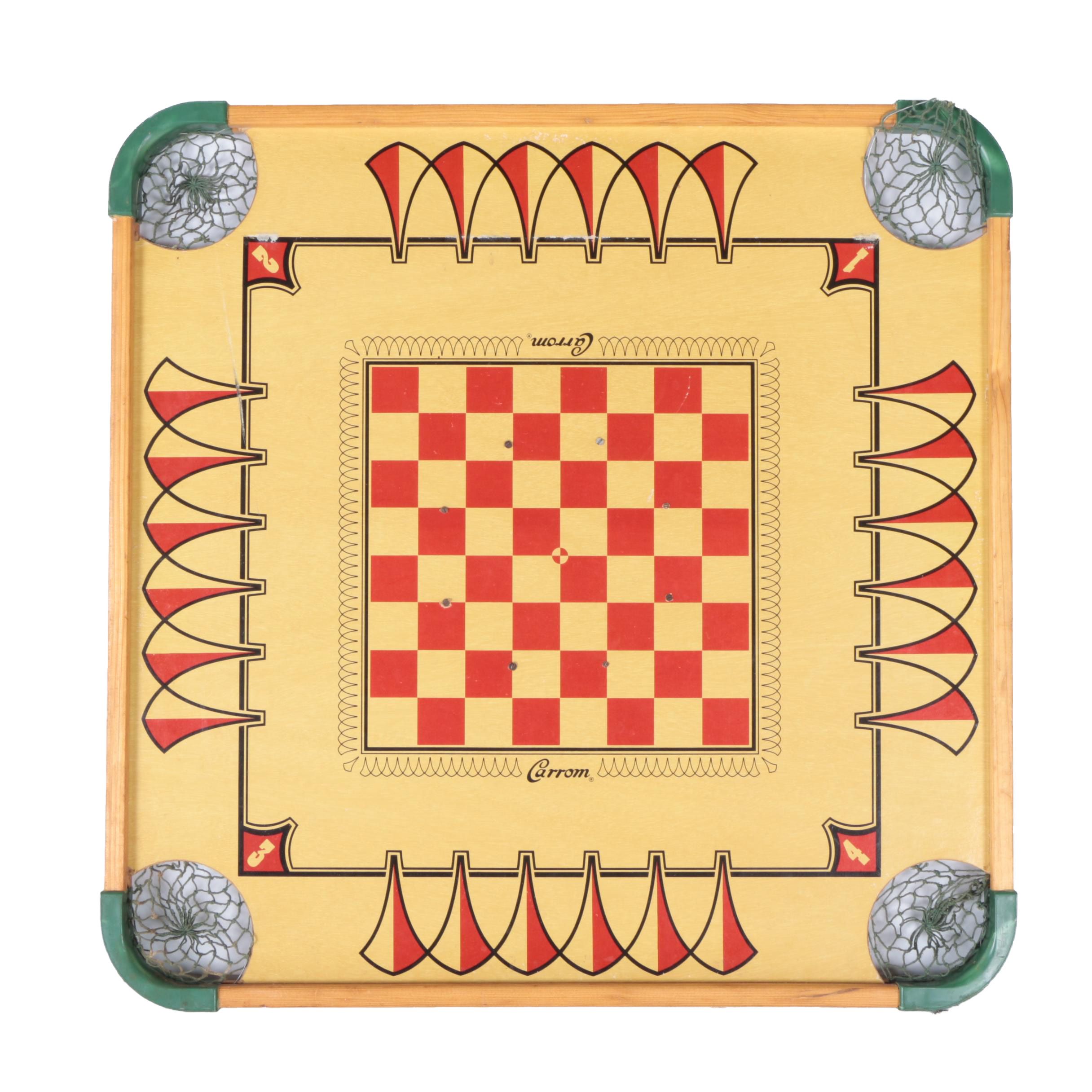 Merdel Game MFG Vintage Carrom Board