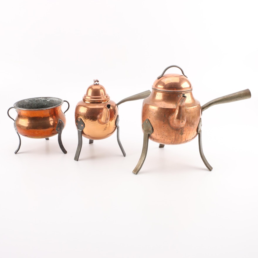 Vintage Copper Serveware