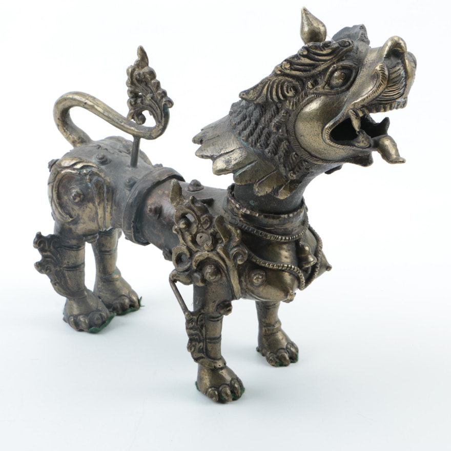 Tibetan Style Guardian Lion