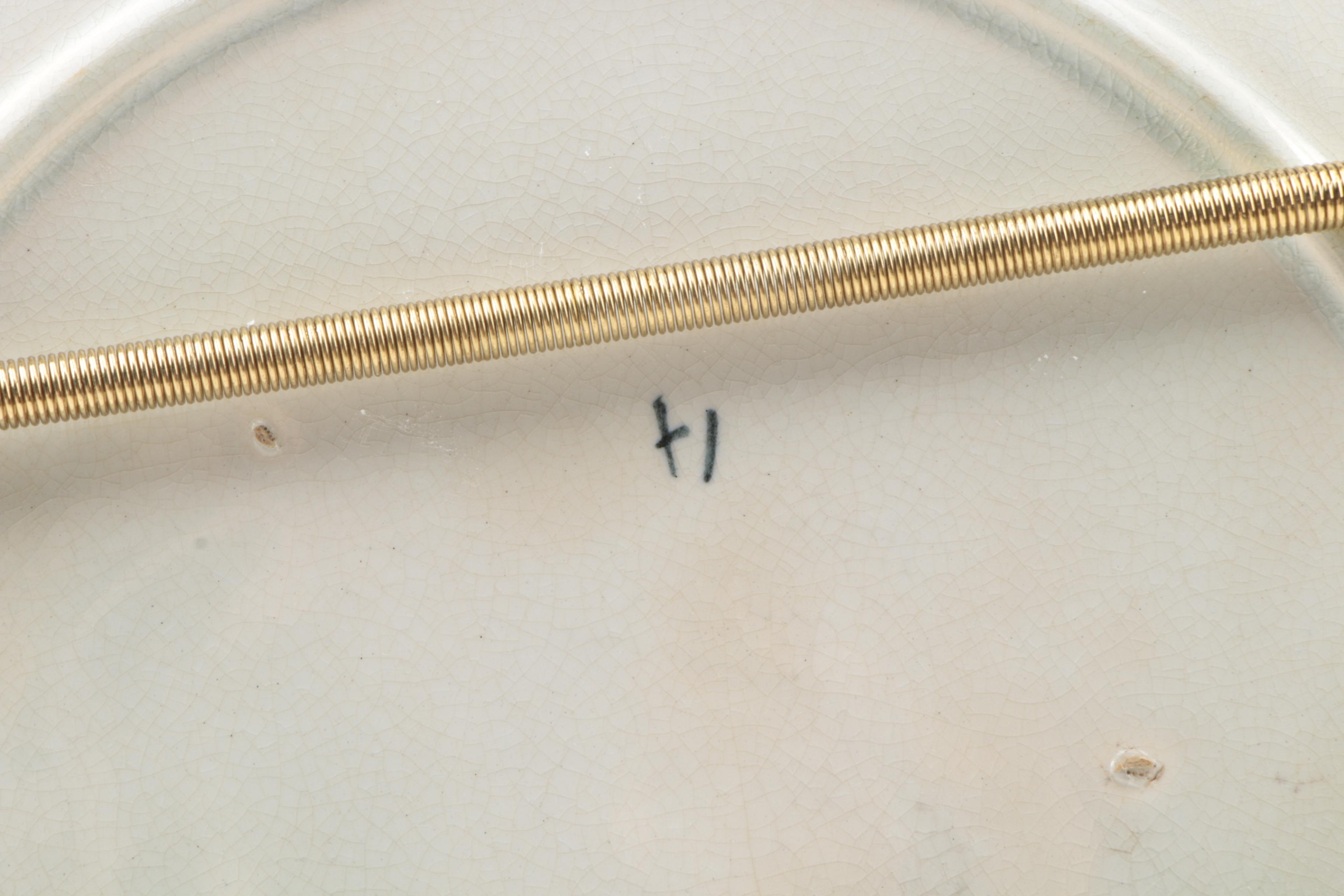 Antique German Majolica Plate