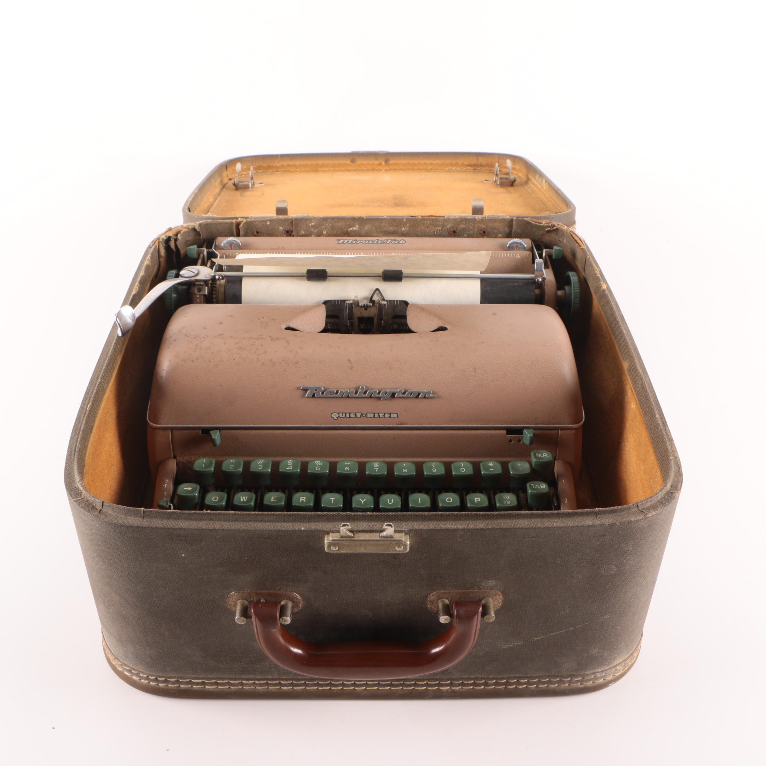 1950s Remington Rand Quiet-Riter with Case