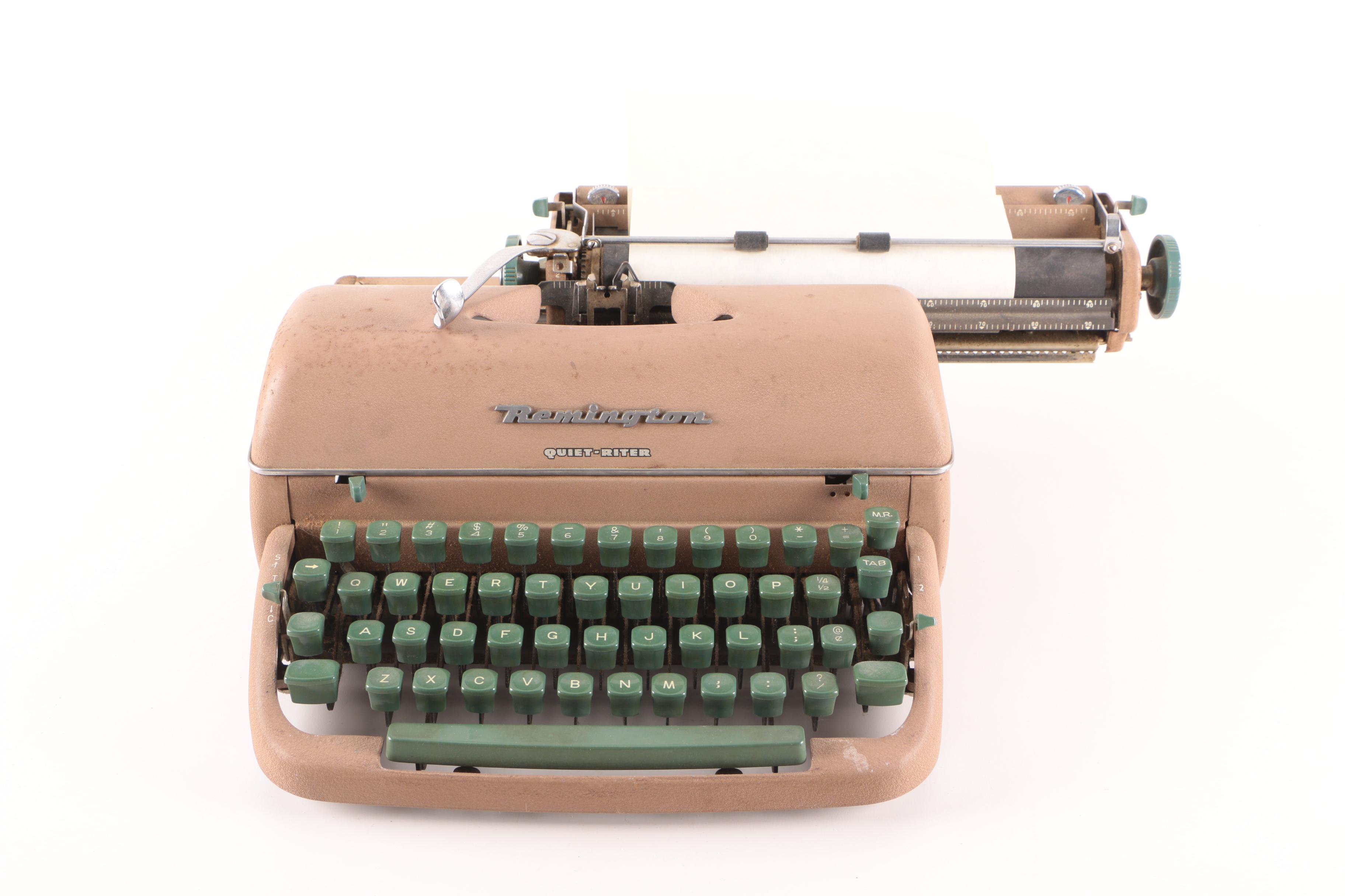 1950s Remington Rand Quiet-Riter with Case