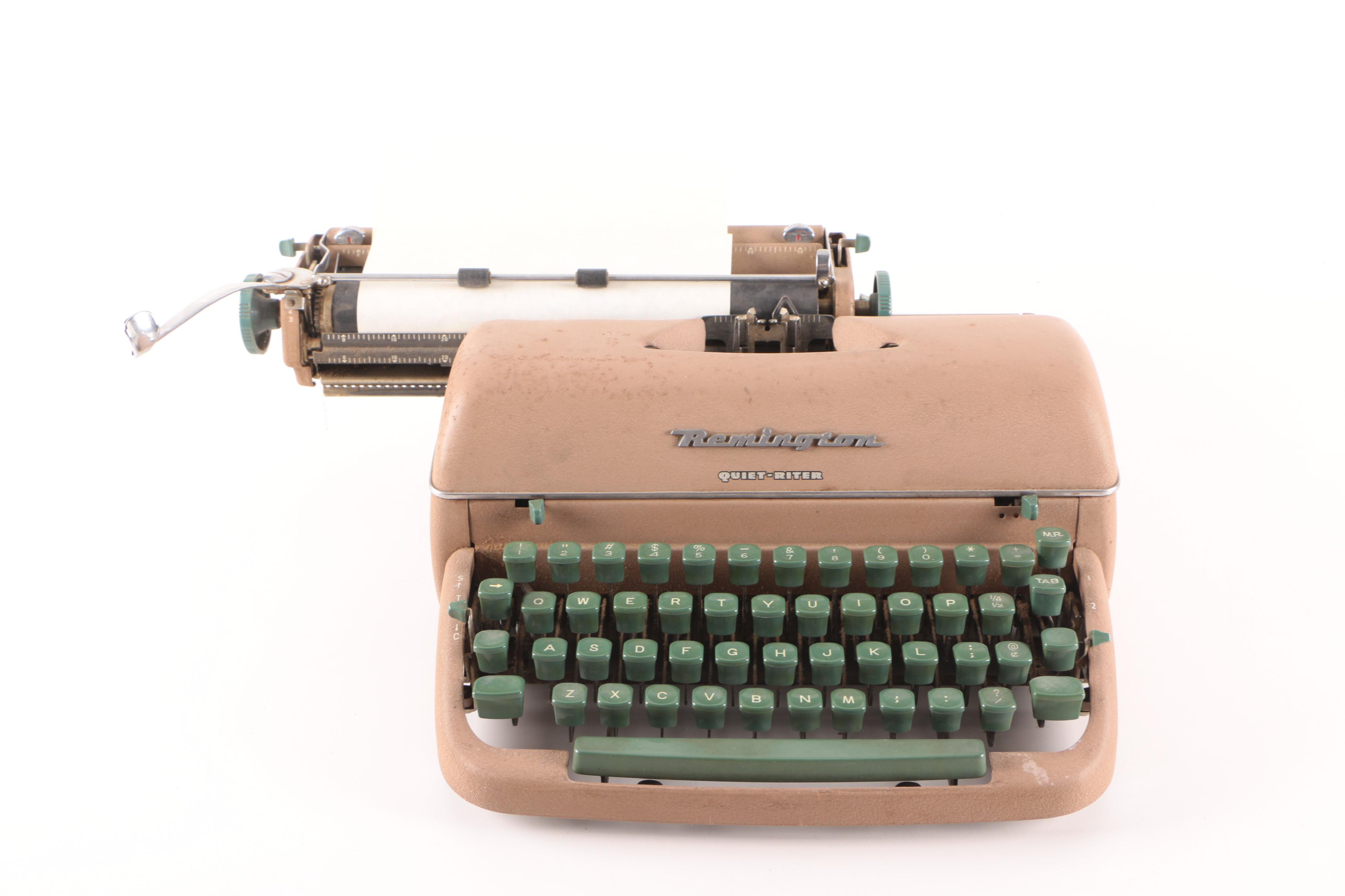 1950s Remington Rand Quiet-Riter with Case