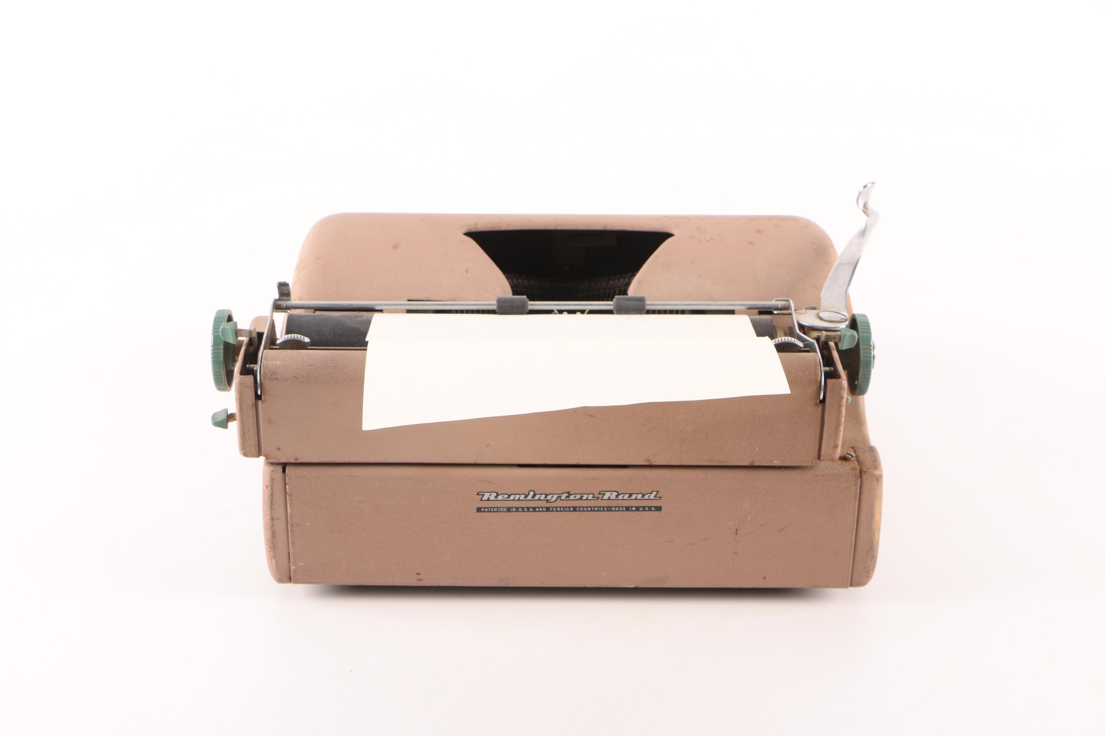 1950s Remington Rand Quiet-Riter with Case