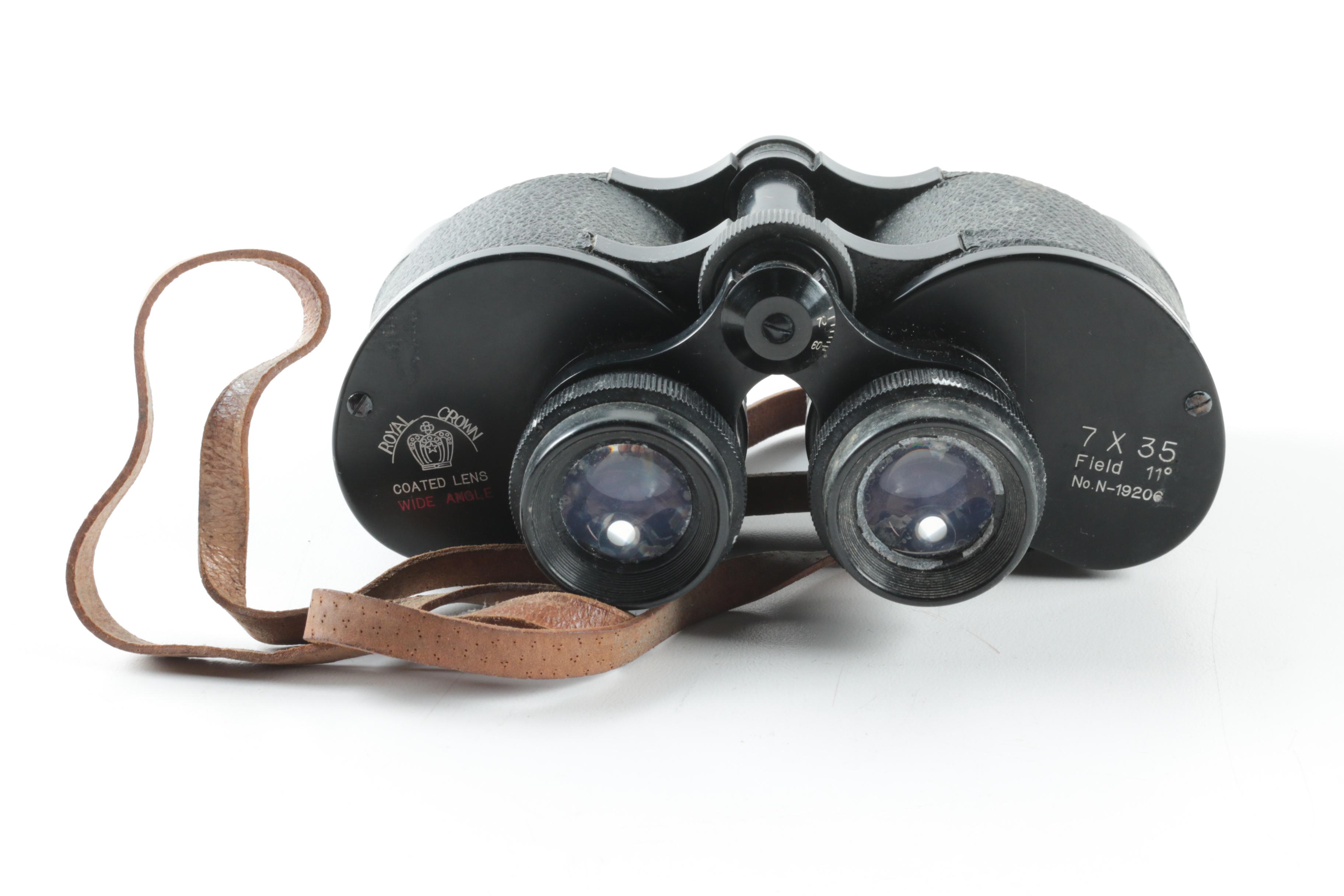 Vintage Royal Crown Binoculars