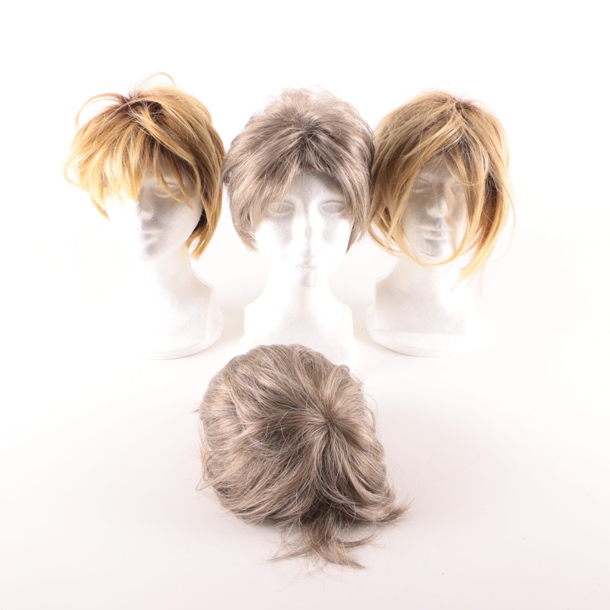 Synthetic Wigs and Styrofoam Head Mannequins