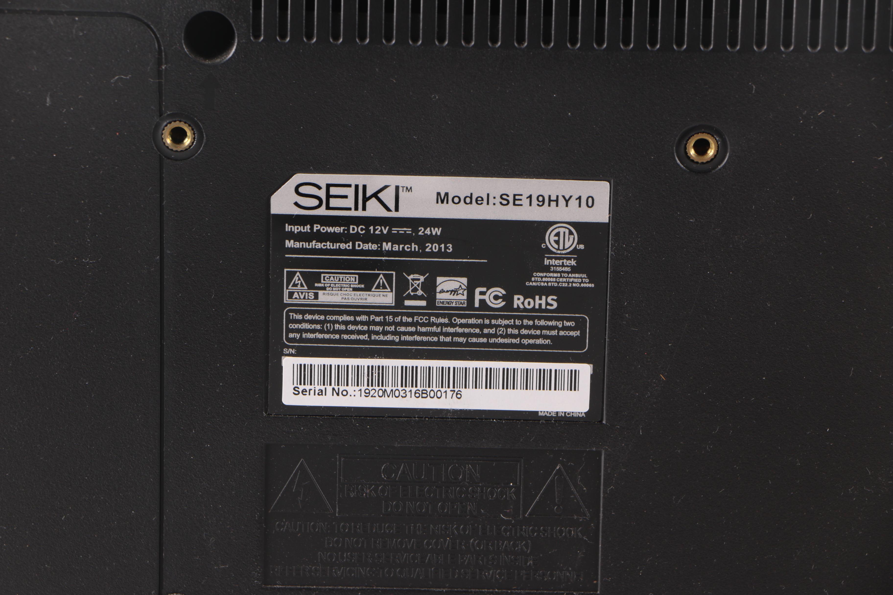 Seiki and Craig Televisions