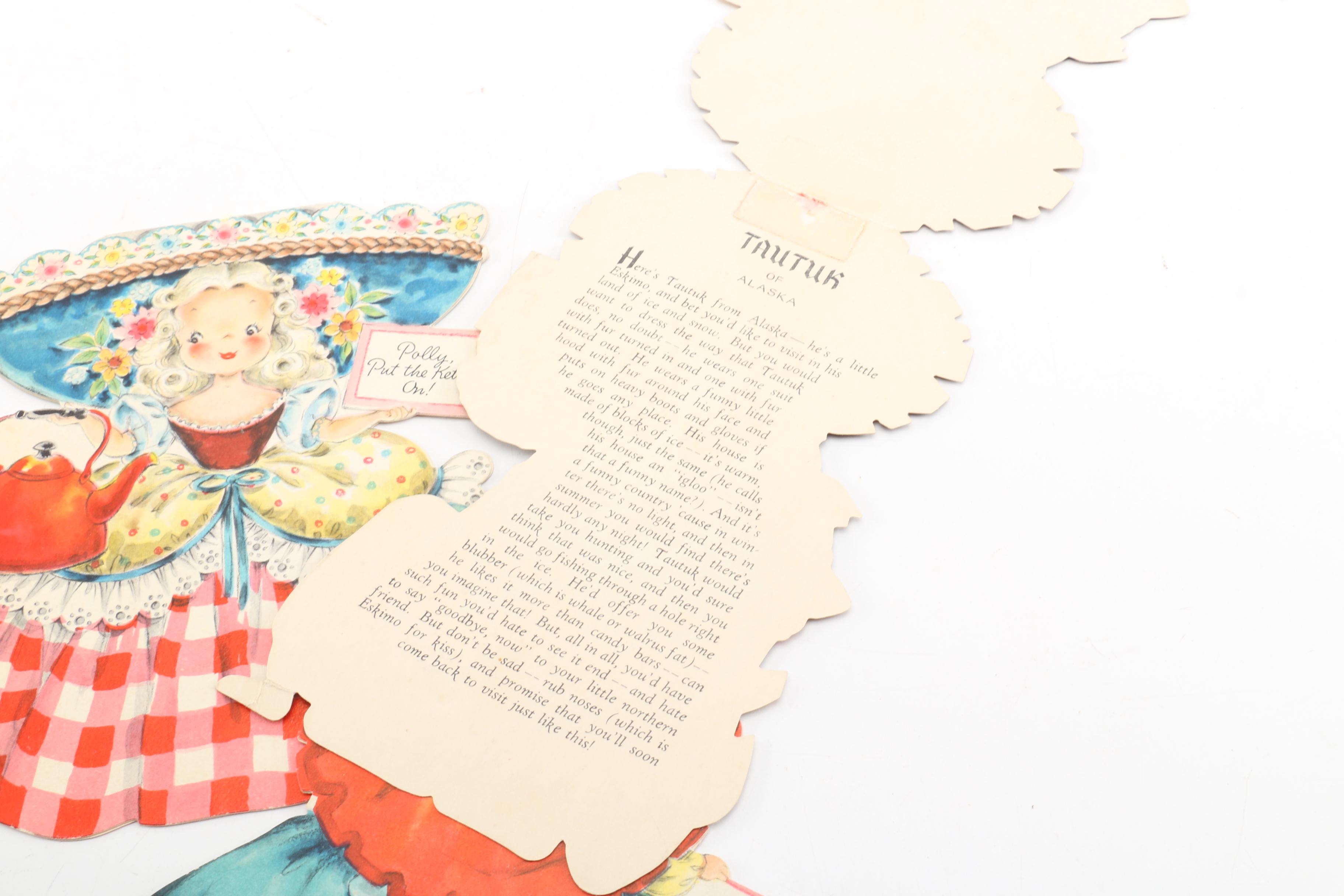 Vintage Hallmark Paper Dolls