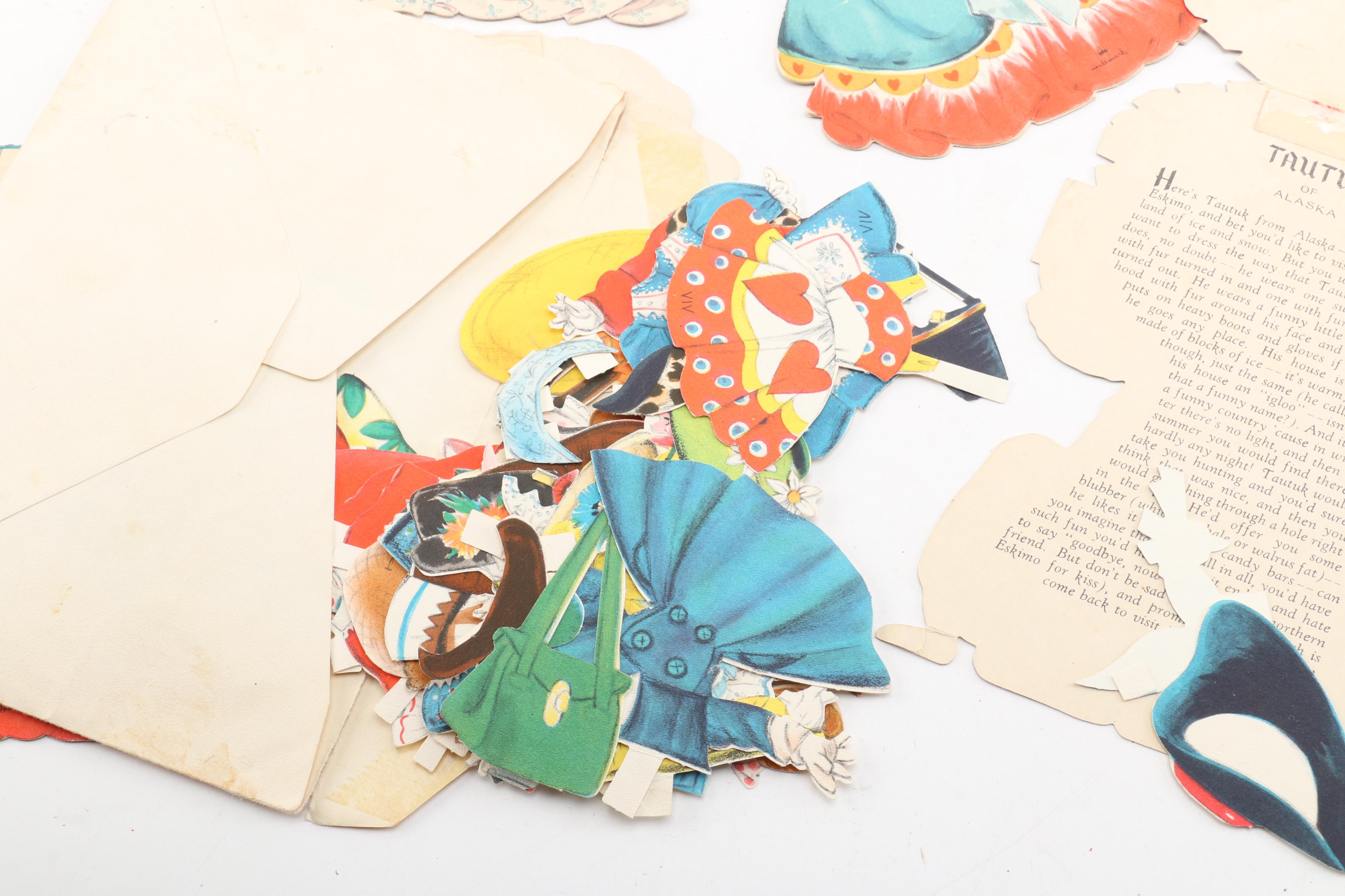 Vintage Hallmark Paper Dolls