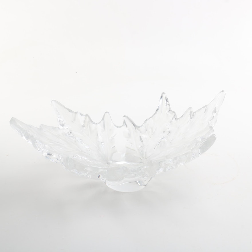 Lalique "Champs Elysées"  Crystal Centerpiece Bowl