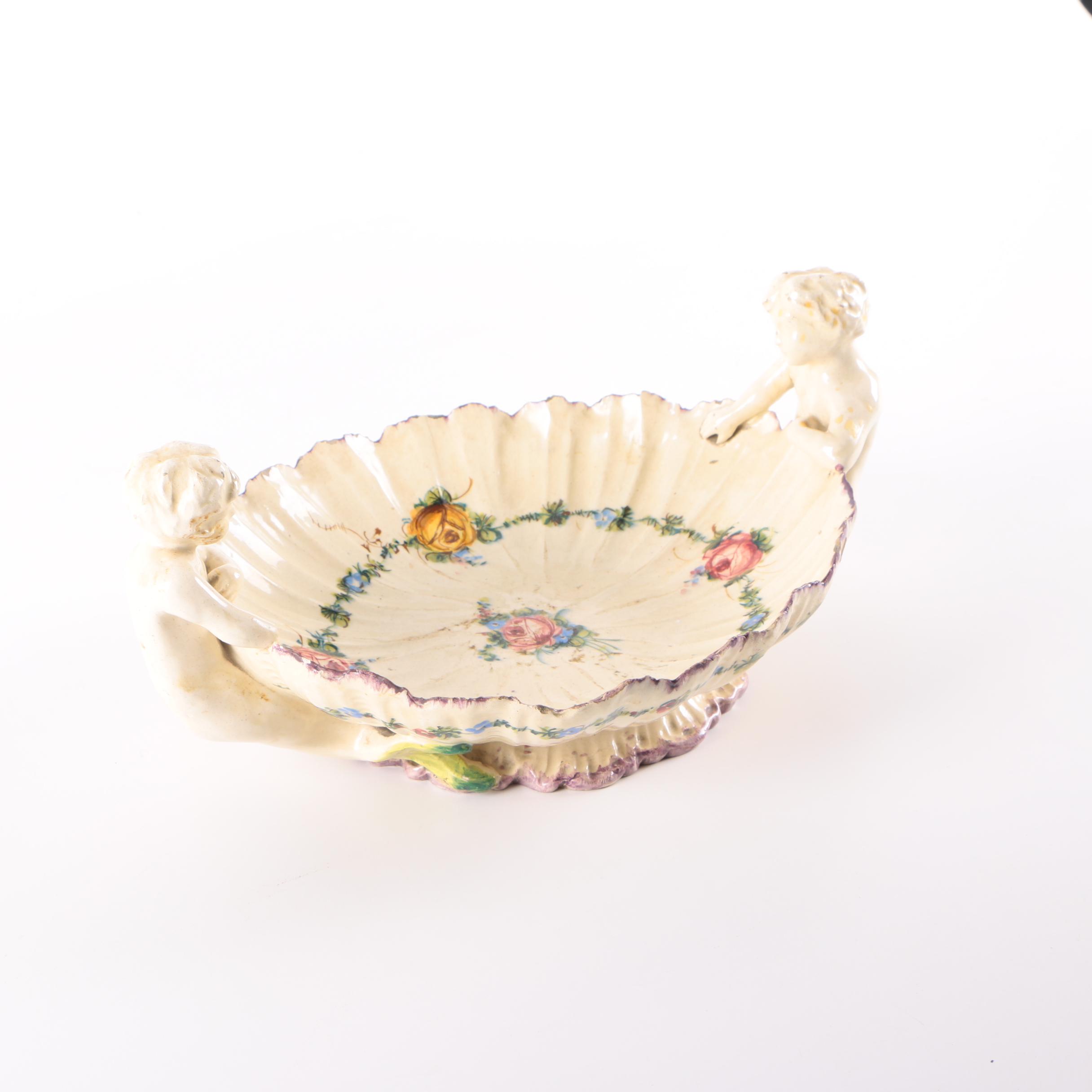 Ceramic Cherub Bowl