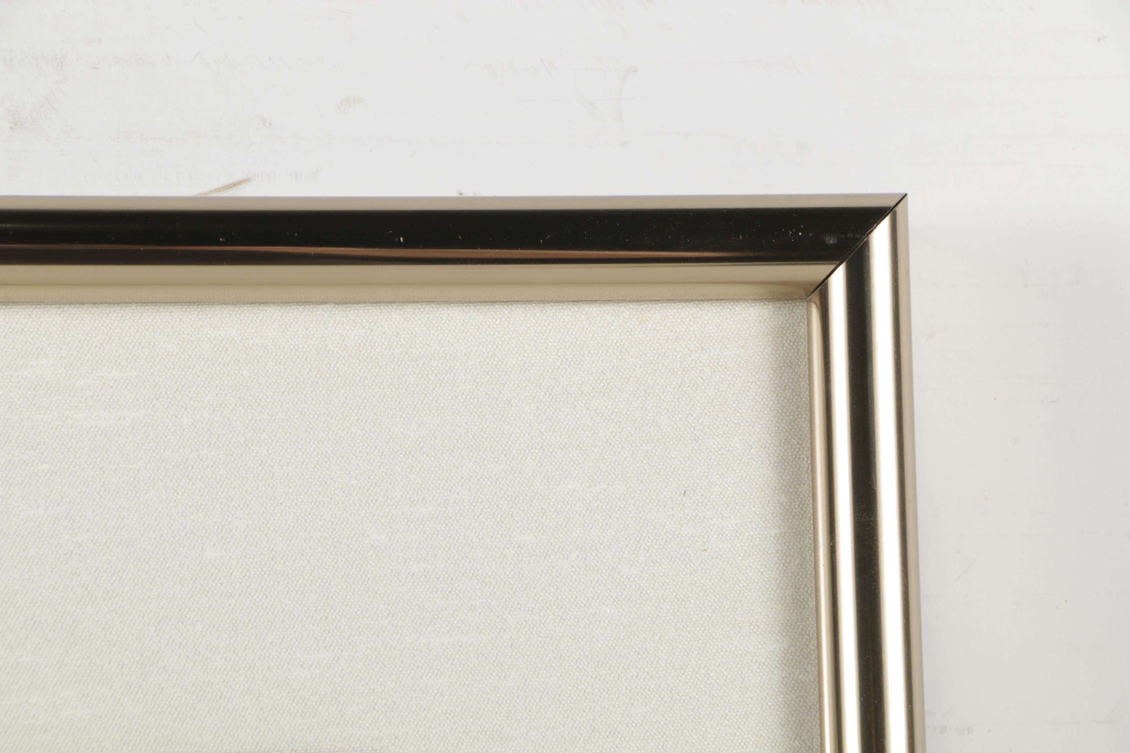 William Omurcada 1980 Color Lithograph "Winter Woods II"