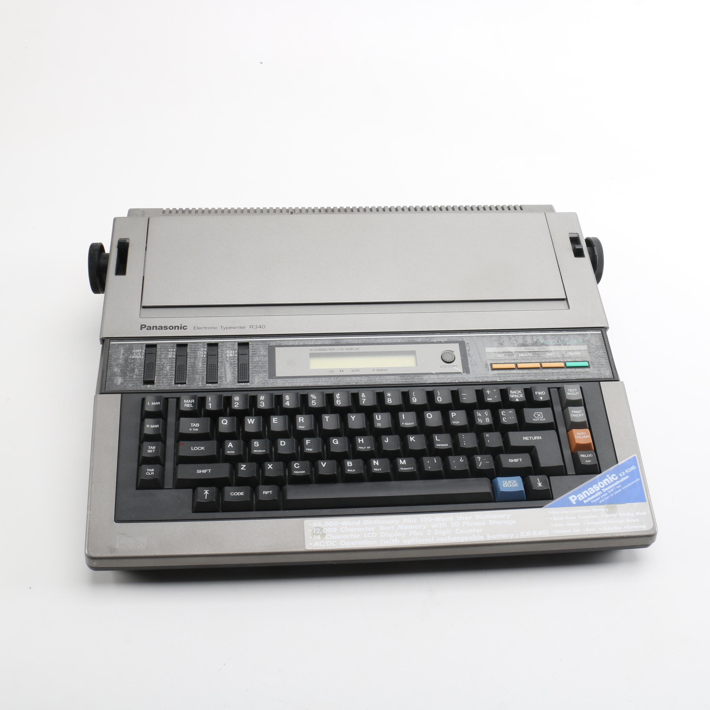 Panisonic KX-R340 Electronic Typewriter