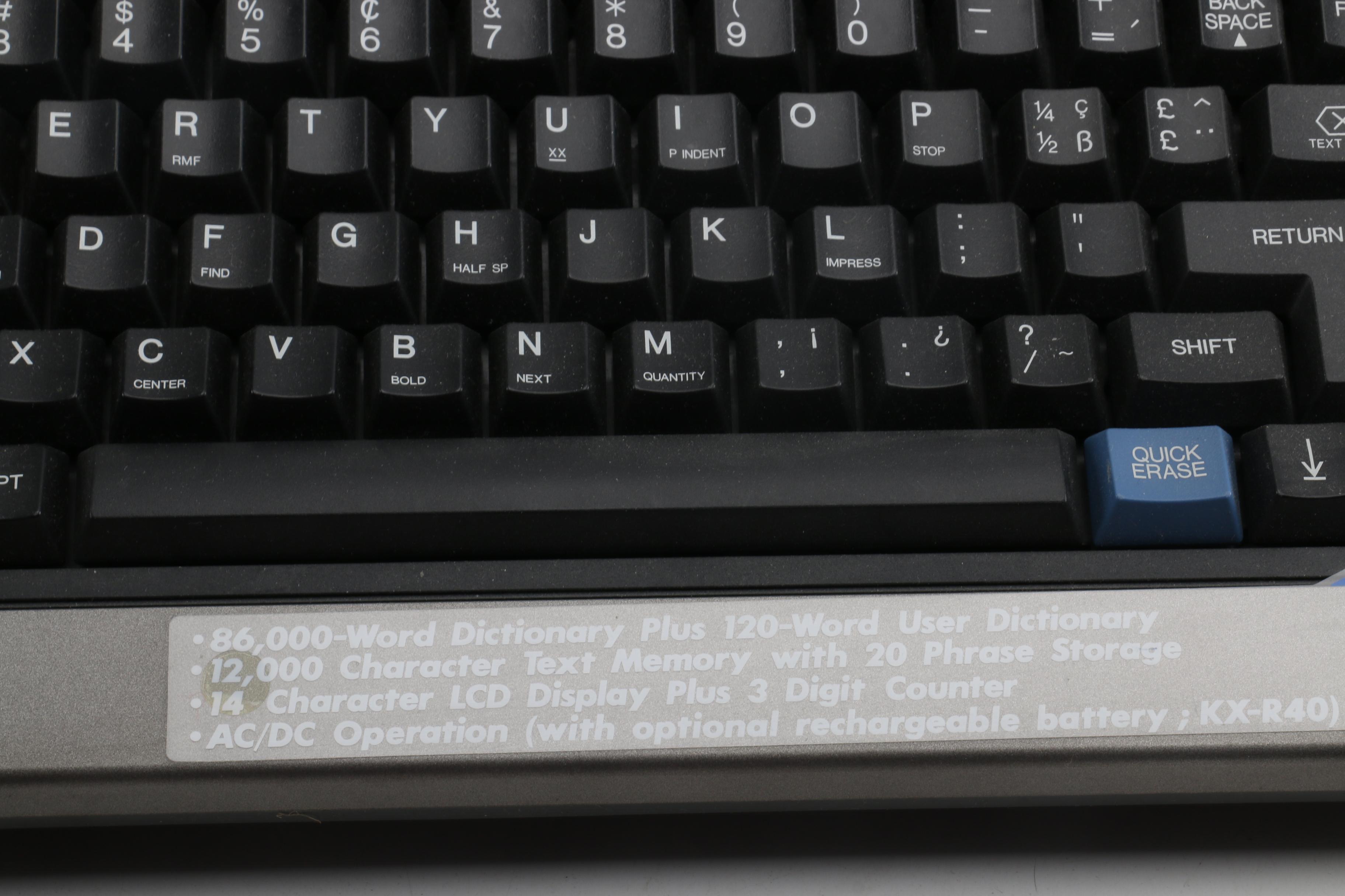 Panisonic KX-R340 Electronic Typewriter