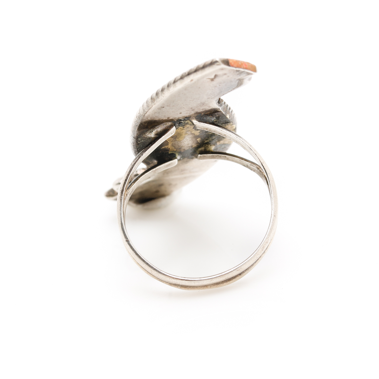 Southwestern Style Sterling Silver Inlay Rings Including Turquoise