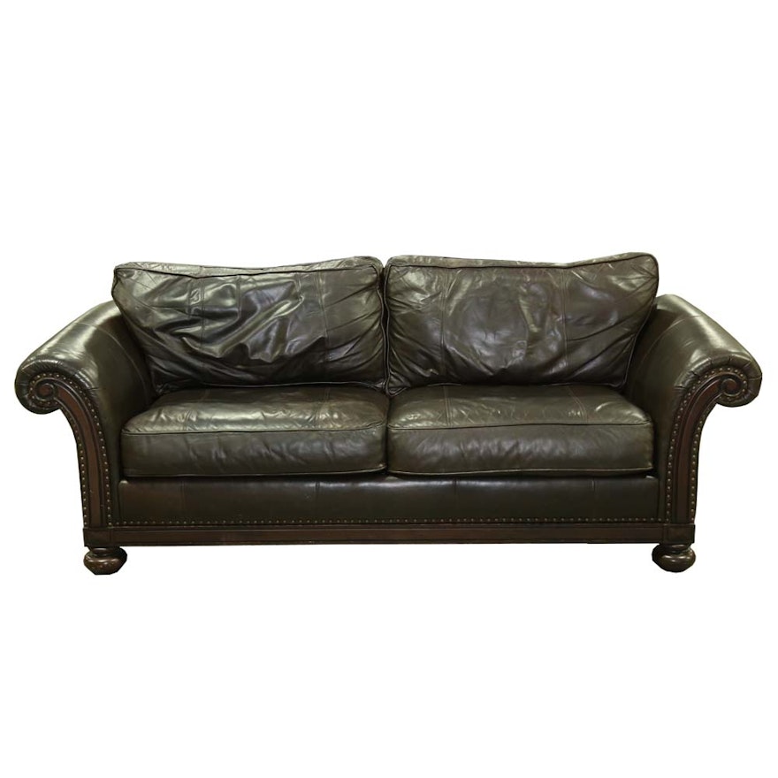 Leather Sofa by Bernhardt
