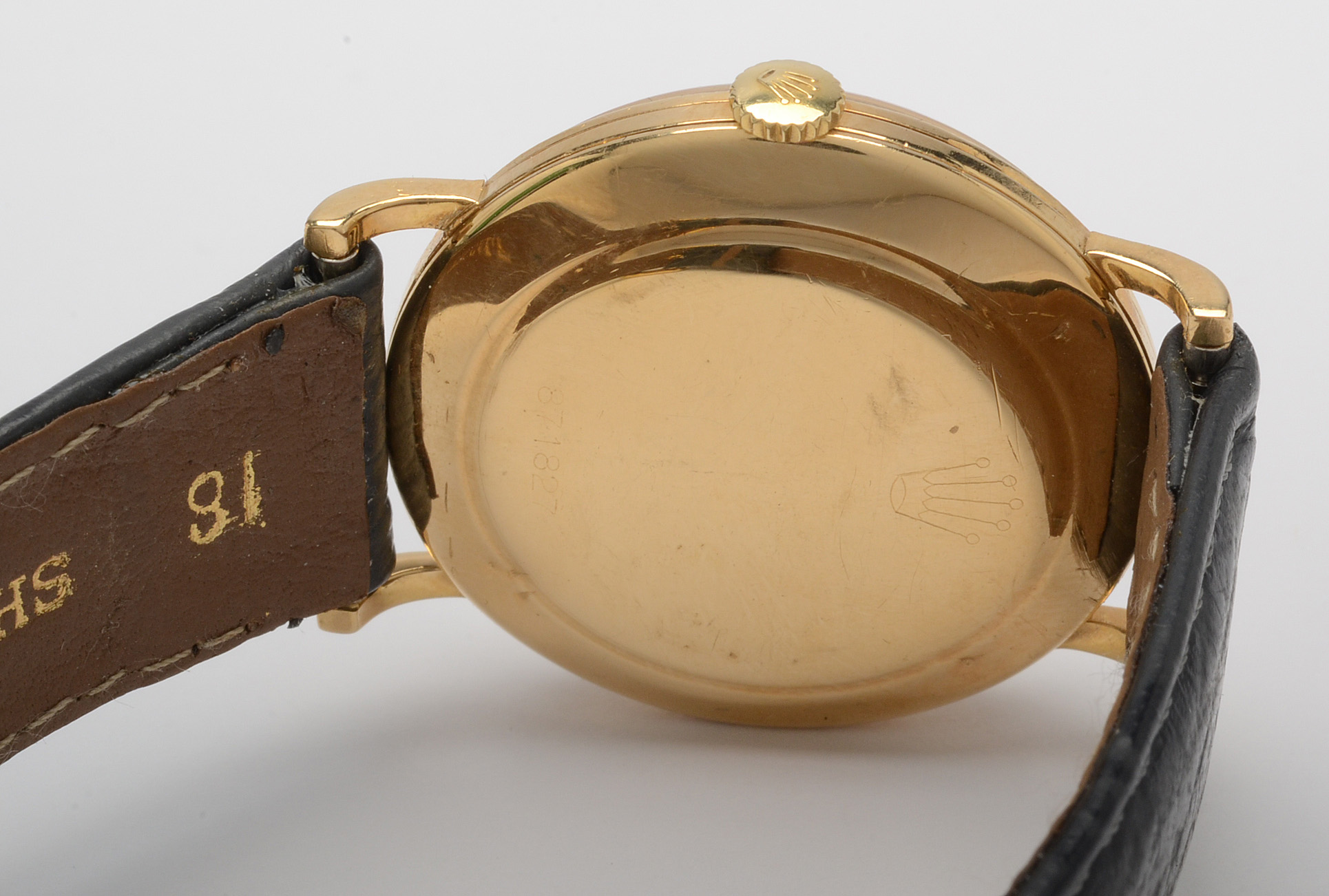 Vintage Rolex 18K yellow Gold Manual Wind Watch