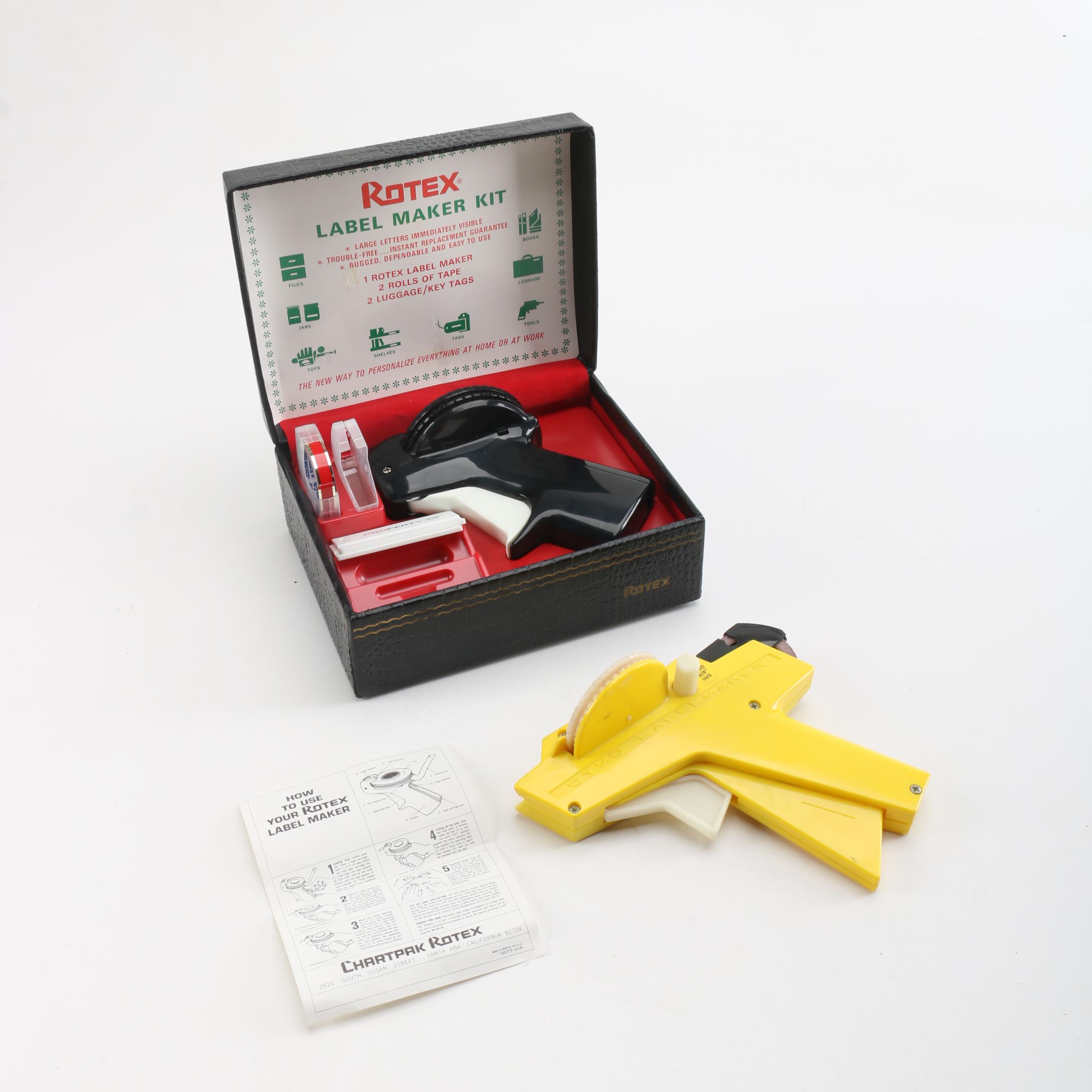 Rotex Label Maker Kits