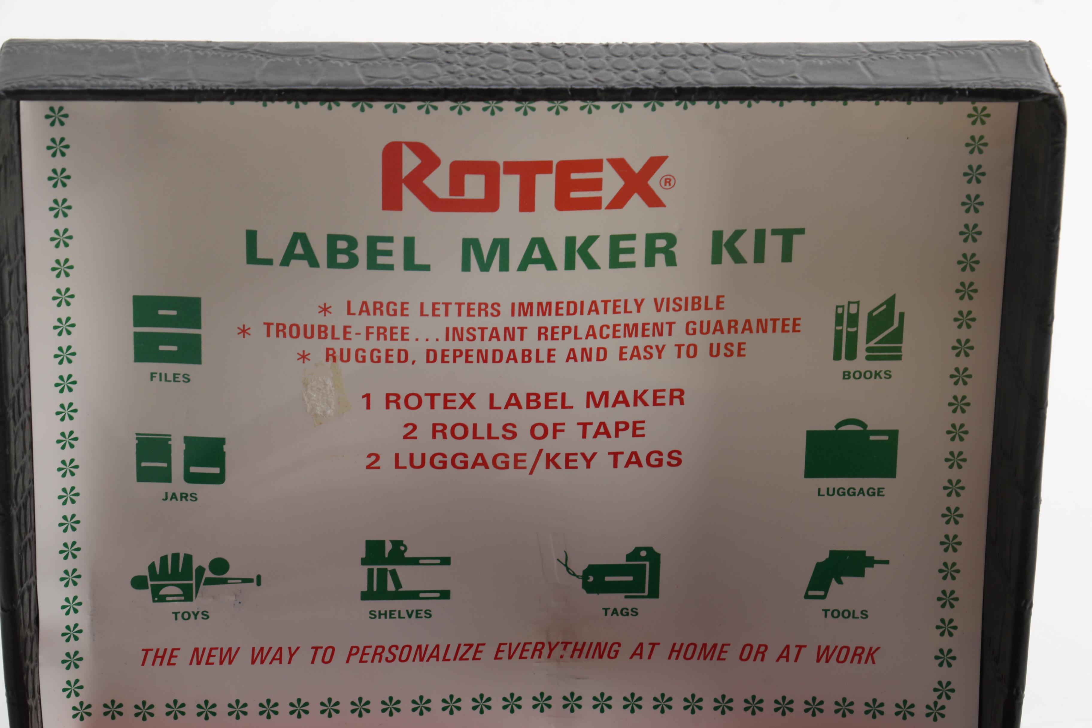 Rotex Label Maker Kits