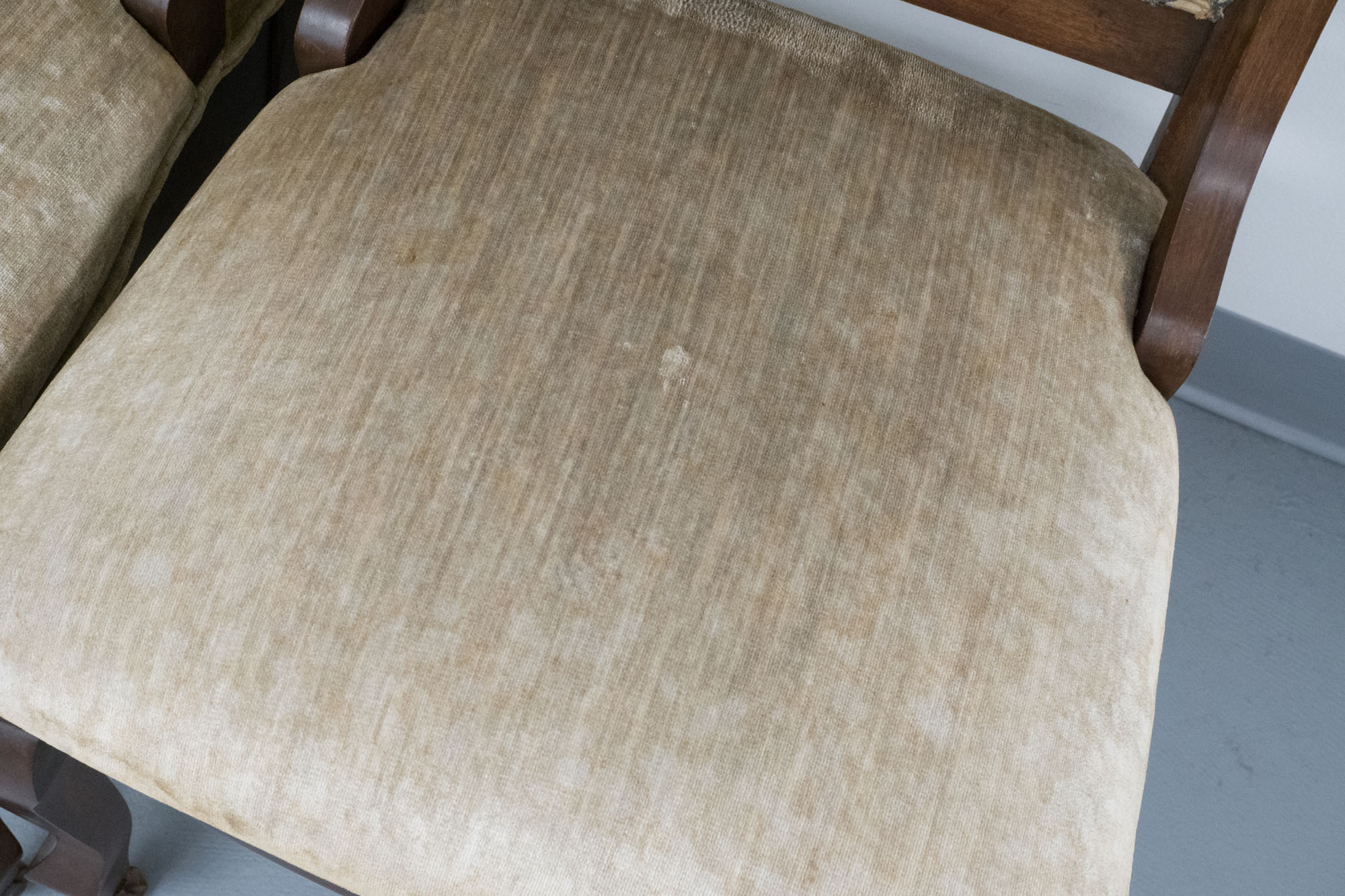 Pair of Vintage Victorian Style Side Chairs