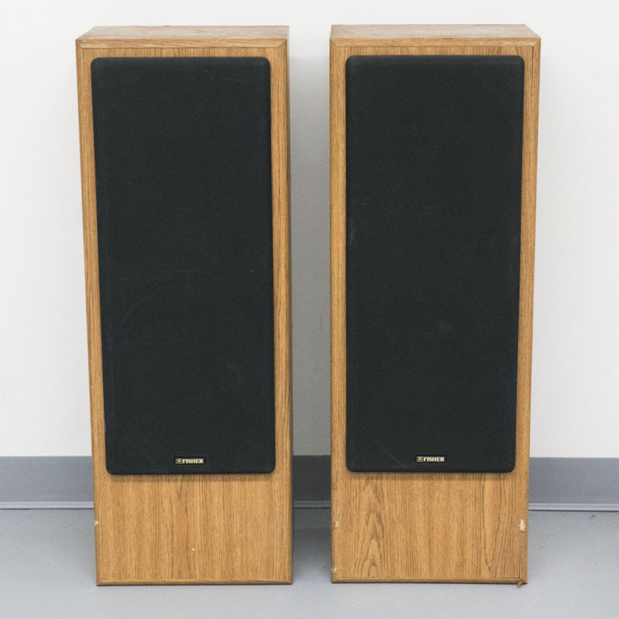 Vintage Fisher STV-9005 Floorstanding Speakers