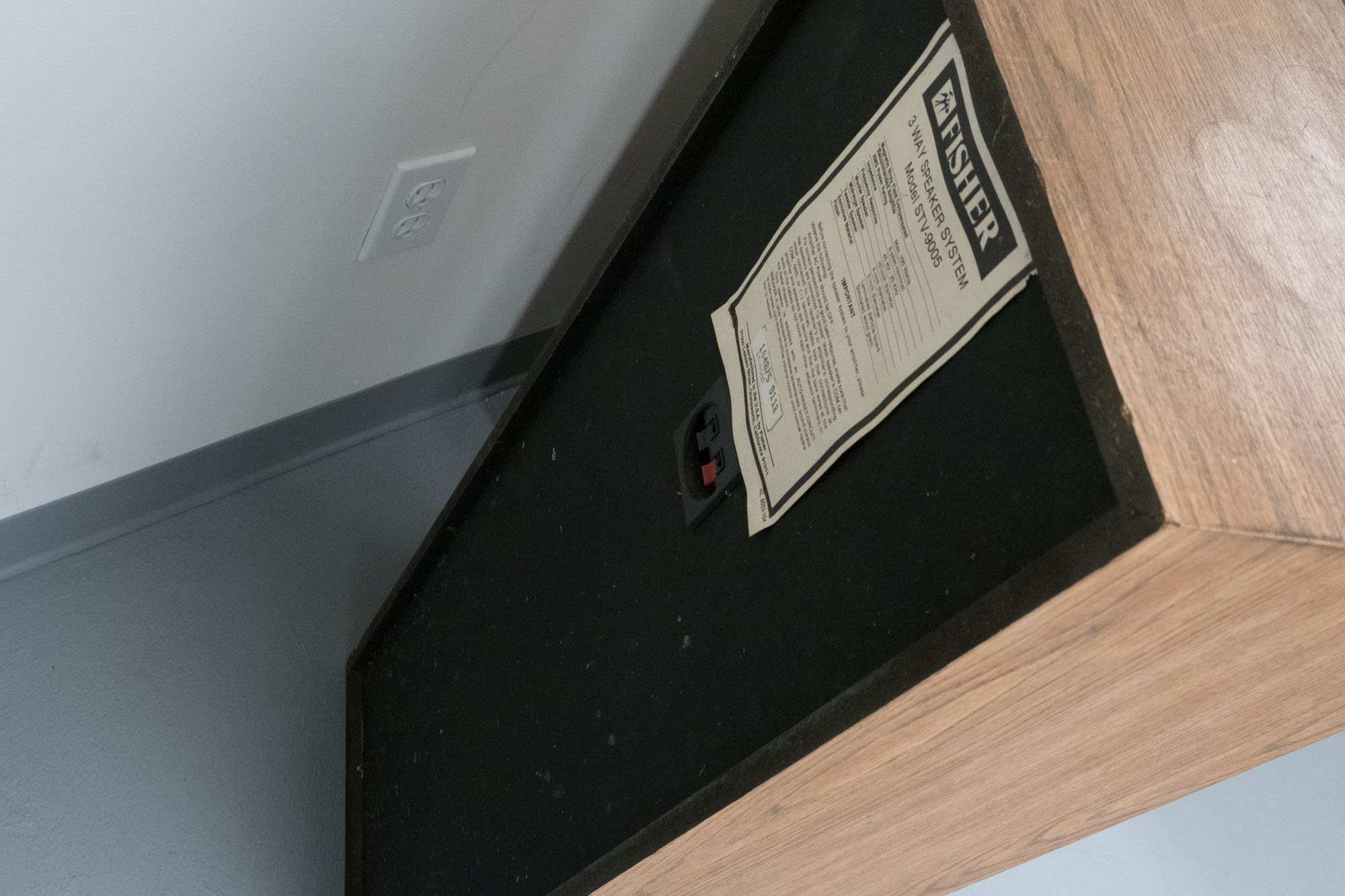 Vintage Fisher STV-9005 Floorstanding Speakers