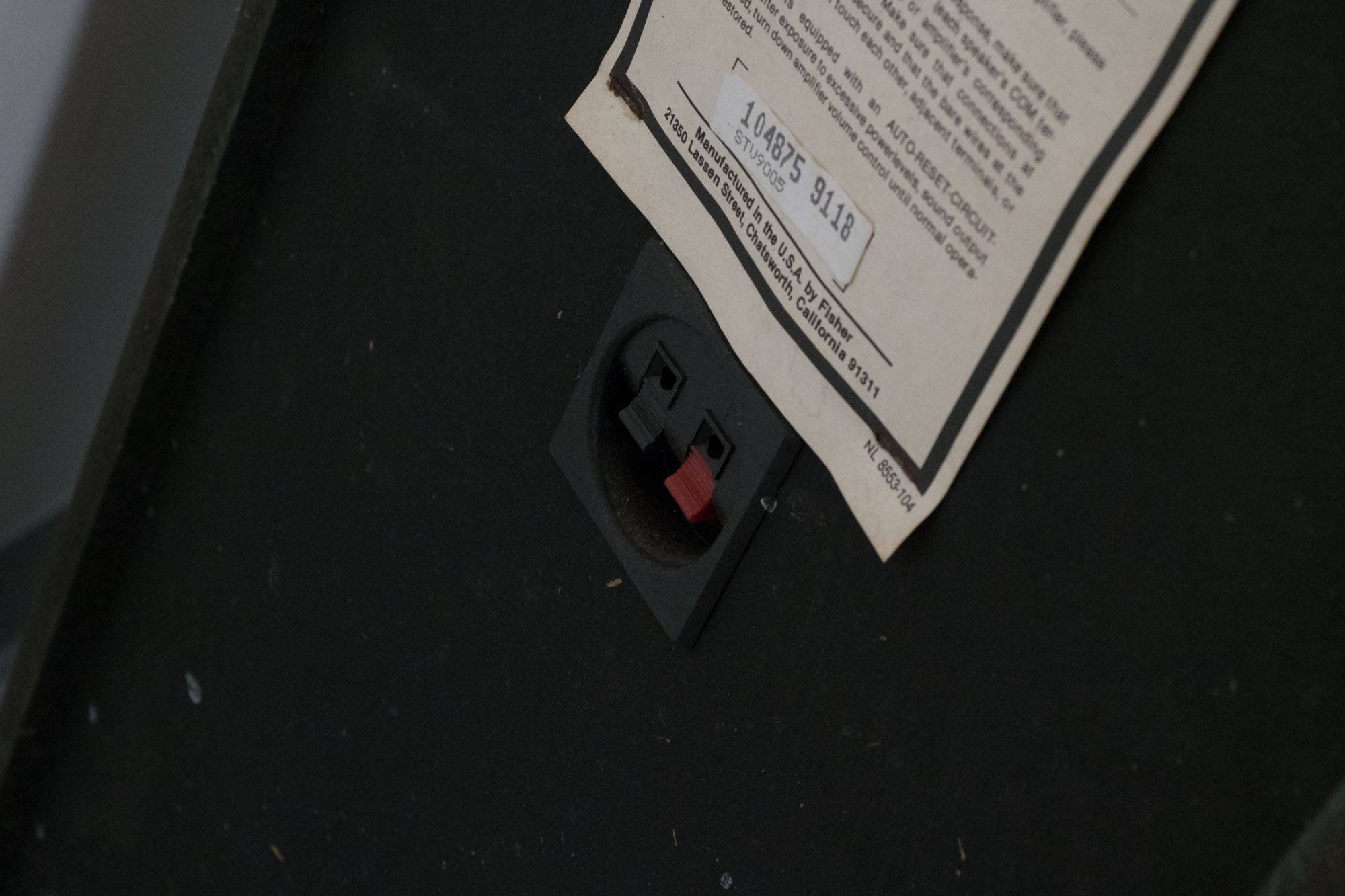 Vintage Fisher STV-9005 Floorstanding Speakers