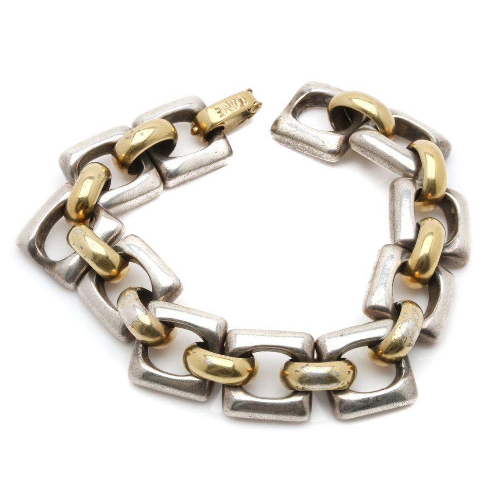 Tane Sterling Silver Chain Link Bracelet
